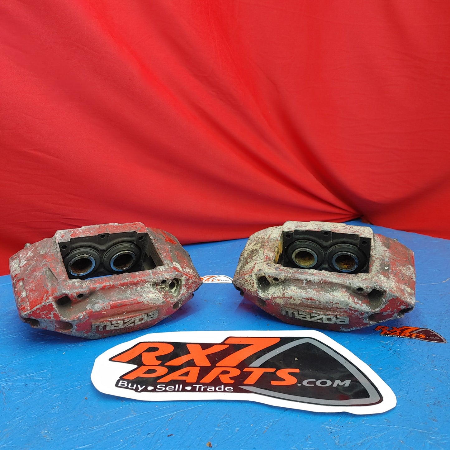 LHD Front 4 Piston Pot Brake Calipers RX7 FD FD3S 93 - 02 Mazda S7B17/1