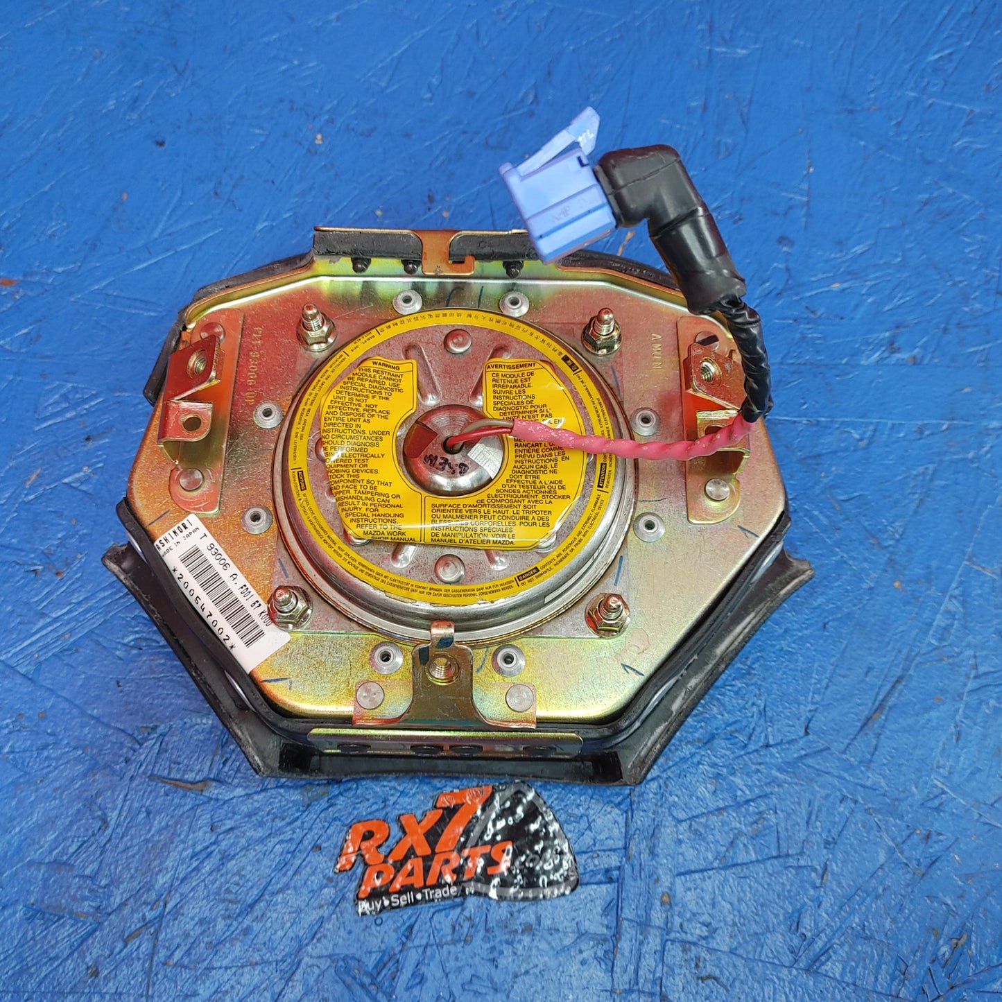 LHD Steering Wheel Complete w/ Cruise Control Buttons RX7 FD FD3S 93 - 95 Mazda S7B25/4