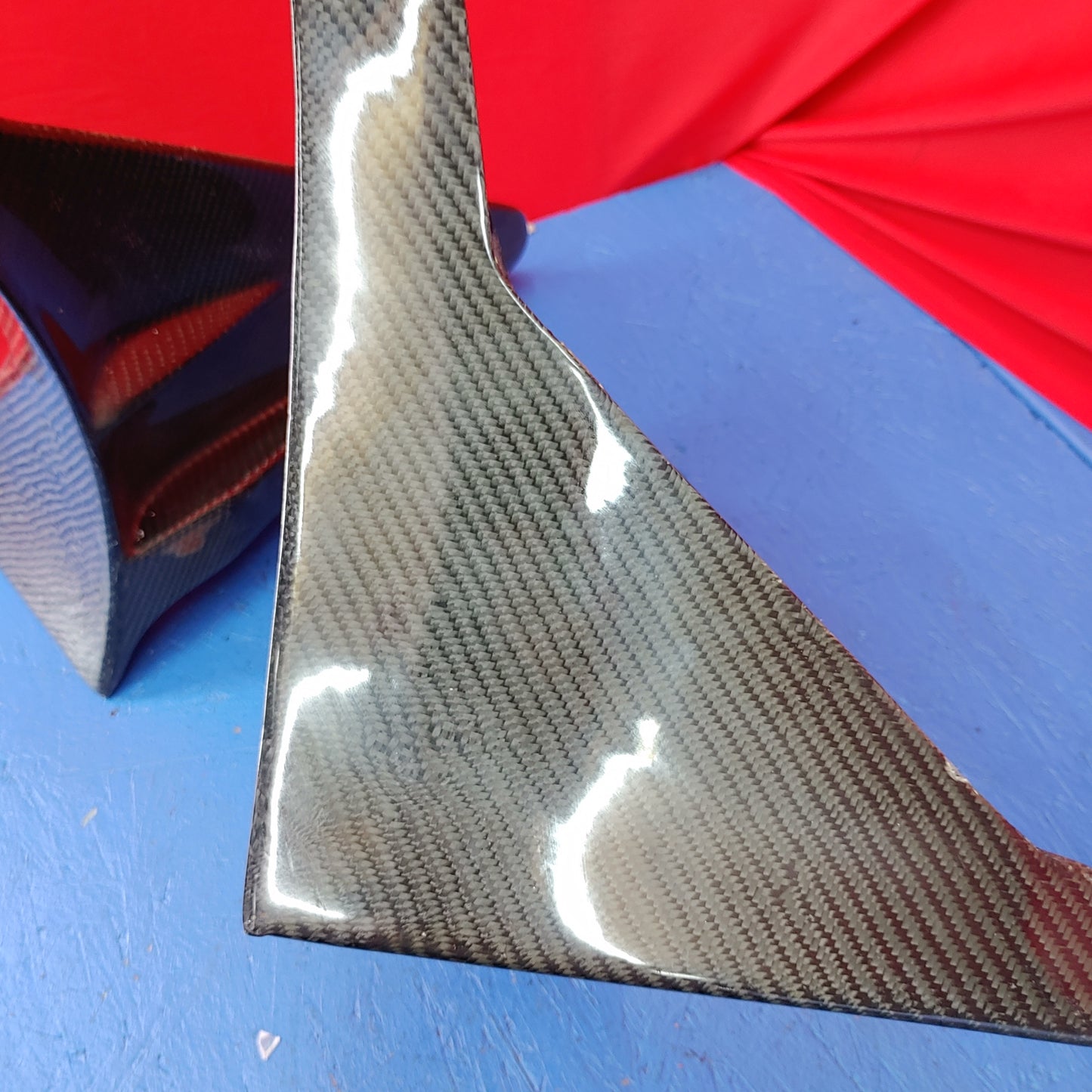 LHD, RHD Carbon Fiber Leg Sport Style Side Deflectors RX7 FD FD3S 93 - 02 Mazda S4B0/71