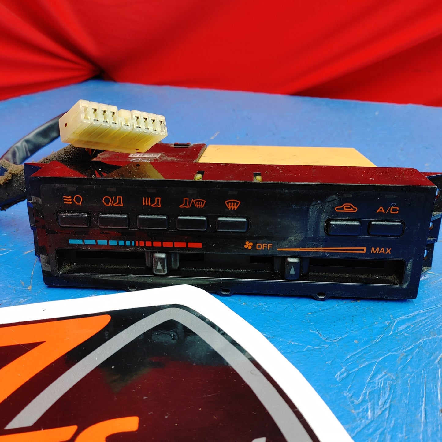 LHD OEM FRONT AC CLIMATE CONTROL HEATER SWITCH RX7 FC FC3S 79 - 85 Mazda S7B14/9