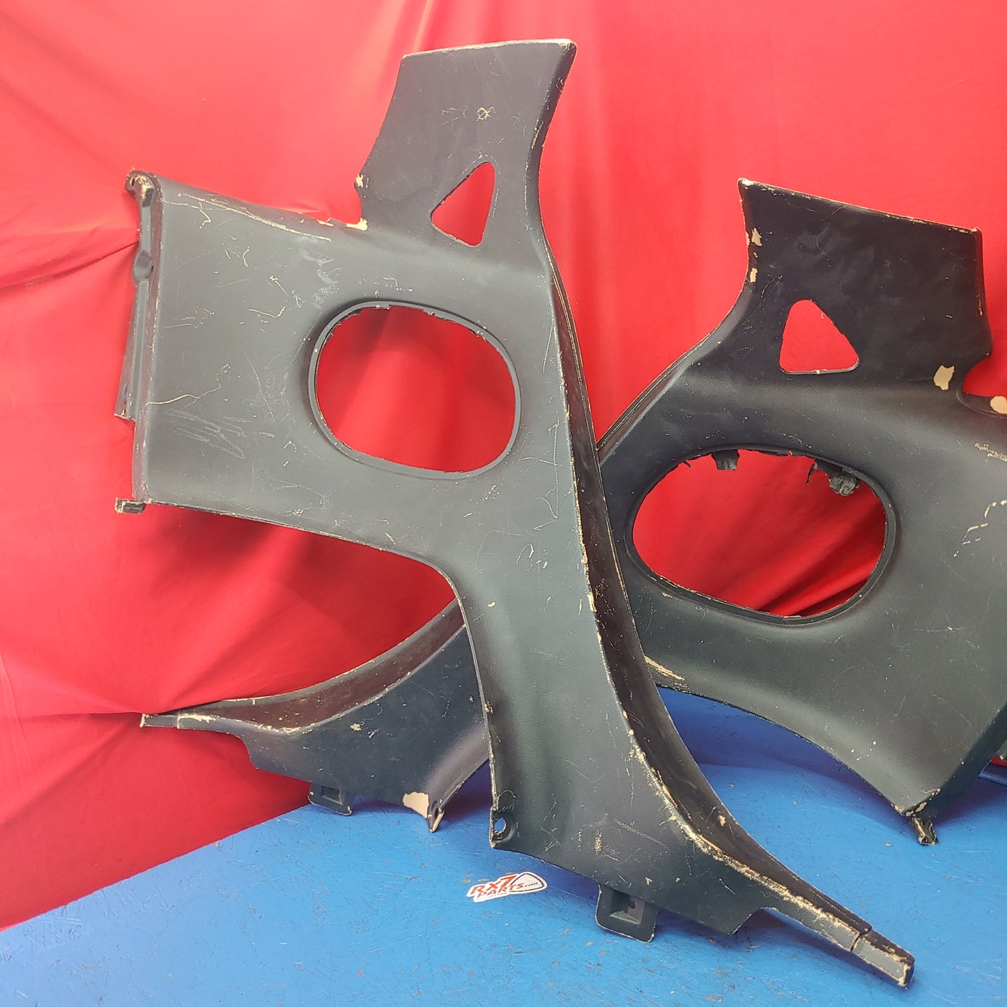 LHD, RHD Tan Painted Black Pair Of Rear Quarter Plastics Rear Seat Bins Painted See Photos FD01 68 560 RX7 FD FD3S 93 - 02 Mazda S4b0208