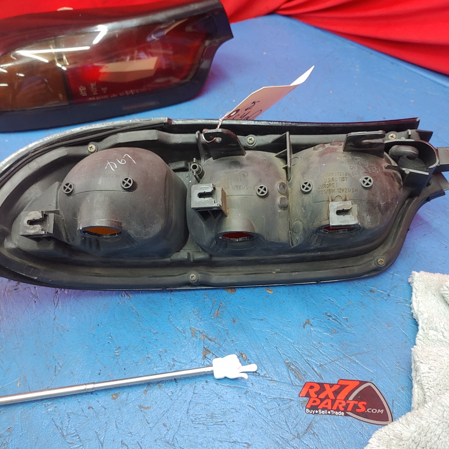LHD, RHD Pair Tail Lights Oem Okay condition needs buffed RX7 FD FD3S 93 - 95 Mazda S4B0/248