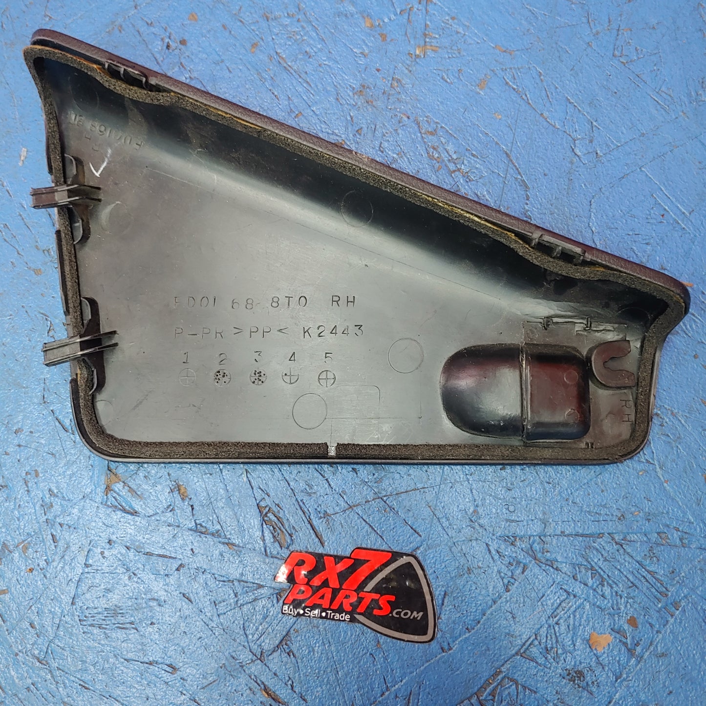 RHD Right Side Rear Hatch Jack Cover FD01 68 8T0 RH RX7 FD FD3S 93 - 02 Mazda S8B39/21
