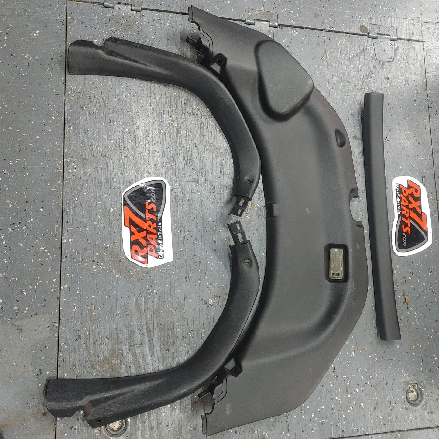 LHD, RHD Hatch Plastic Trim Pieces Full Set Right Left Center Top FD01 68961 RX7 FD FD3S 93 - 02 Mazda S4B0/264