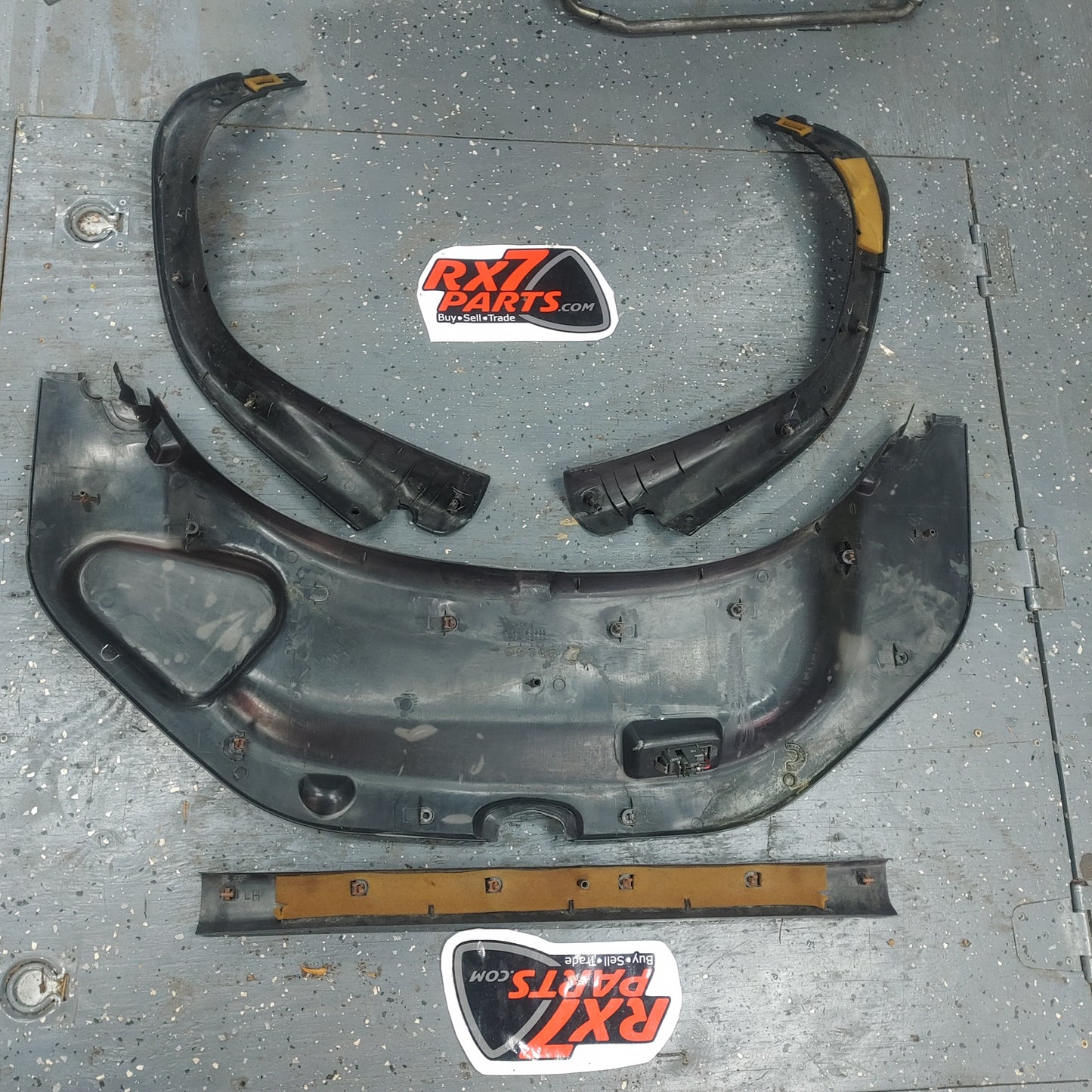 LHD, RHD Hatch Plastic Trim Pieces Full Set Right Left Center Top FD01 68961 RX7 FD FD3S 93 - 02 Mazda S4B0/264