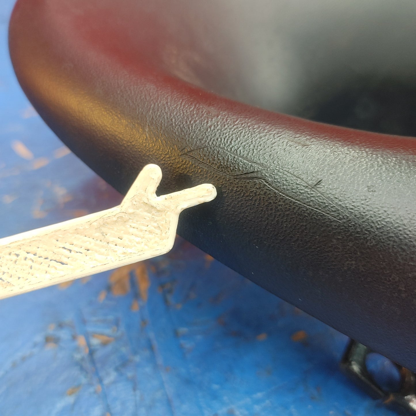 RHD Textured Passenger Side Door Panel Handle Grip Plastic With Pocket RX7 FD FD3S 93 - 02 Mazda S12B10/1