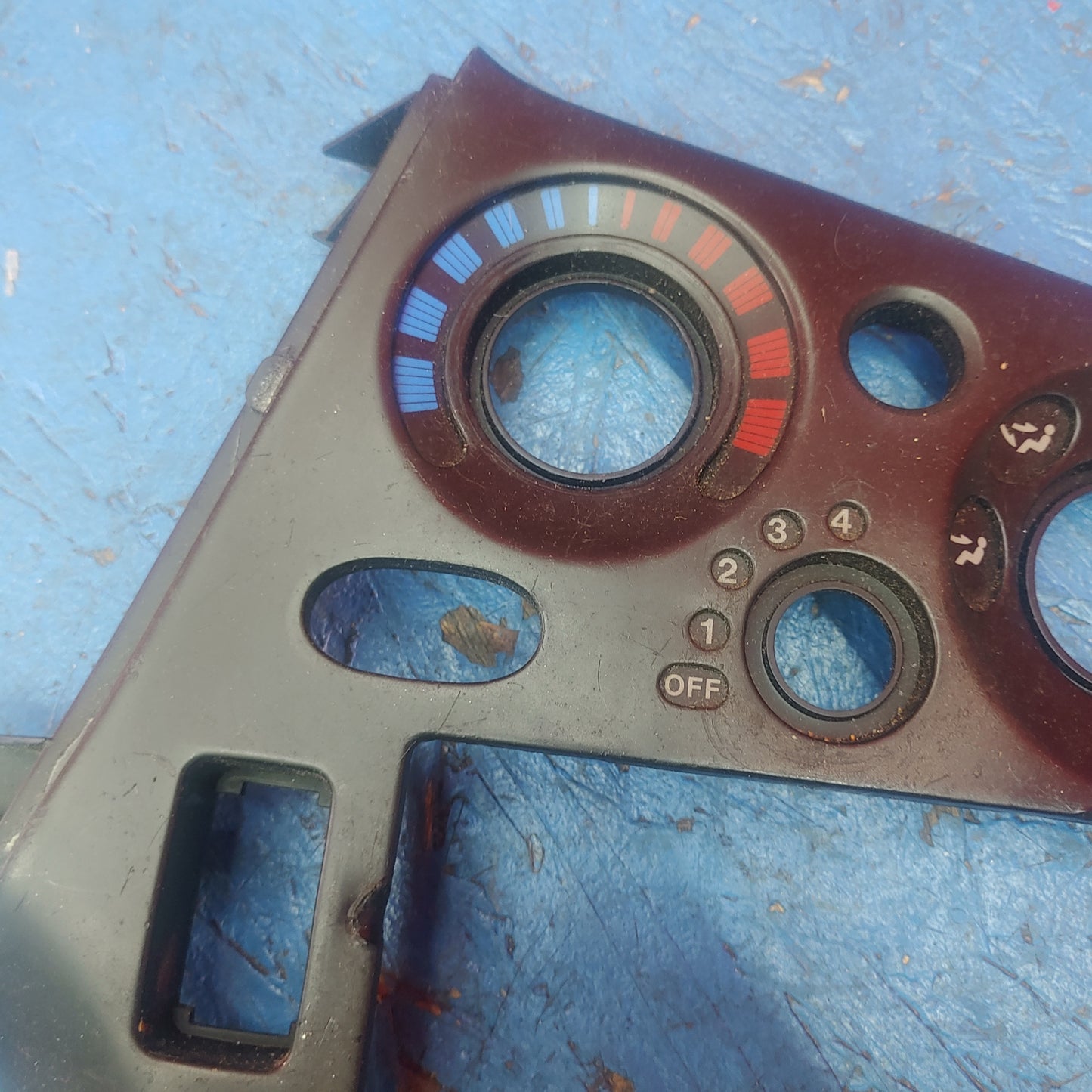 RHD Air Conditioner Switch Control Center Dash Panel RX7 FD FD3S 93 - 02 Mazda S12B11/3