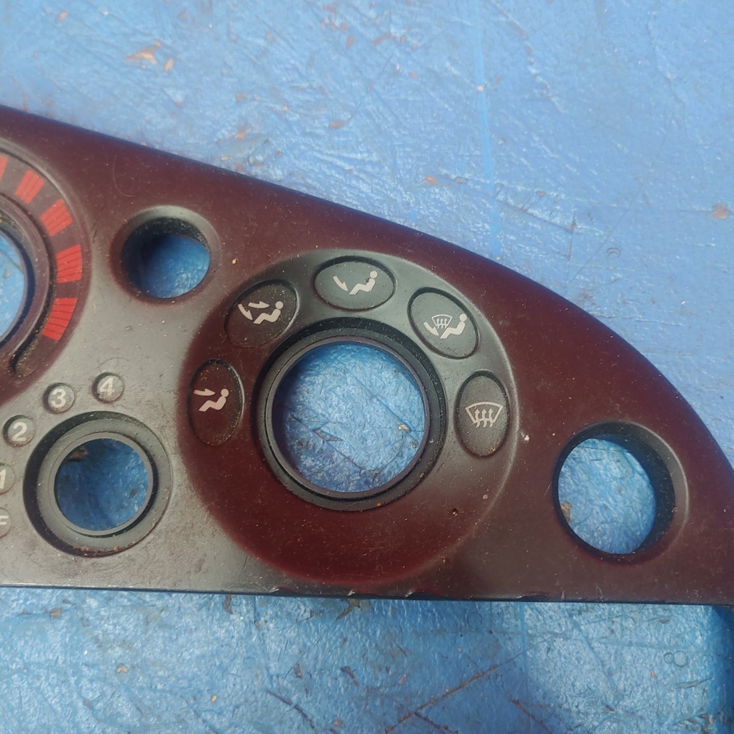 RHD Air Conditioner Switch Control Center Dash Panel RX7 FD FD3S 93 - 02 Mazda S12B11/3