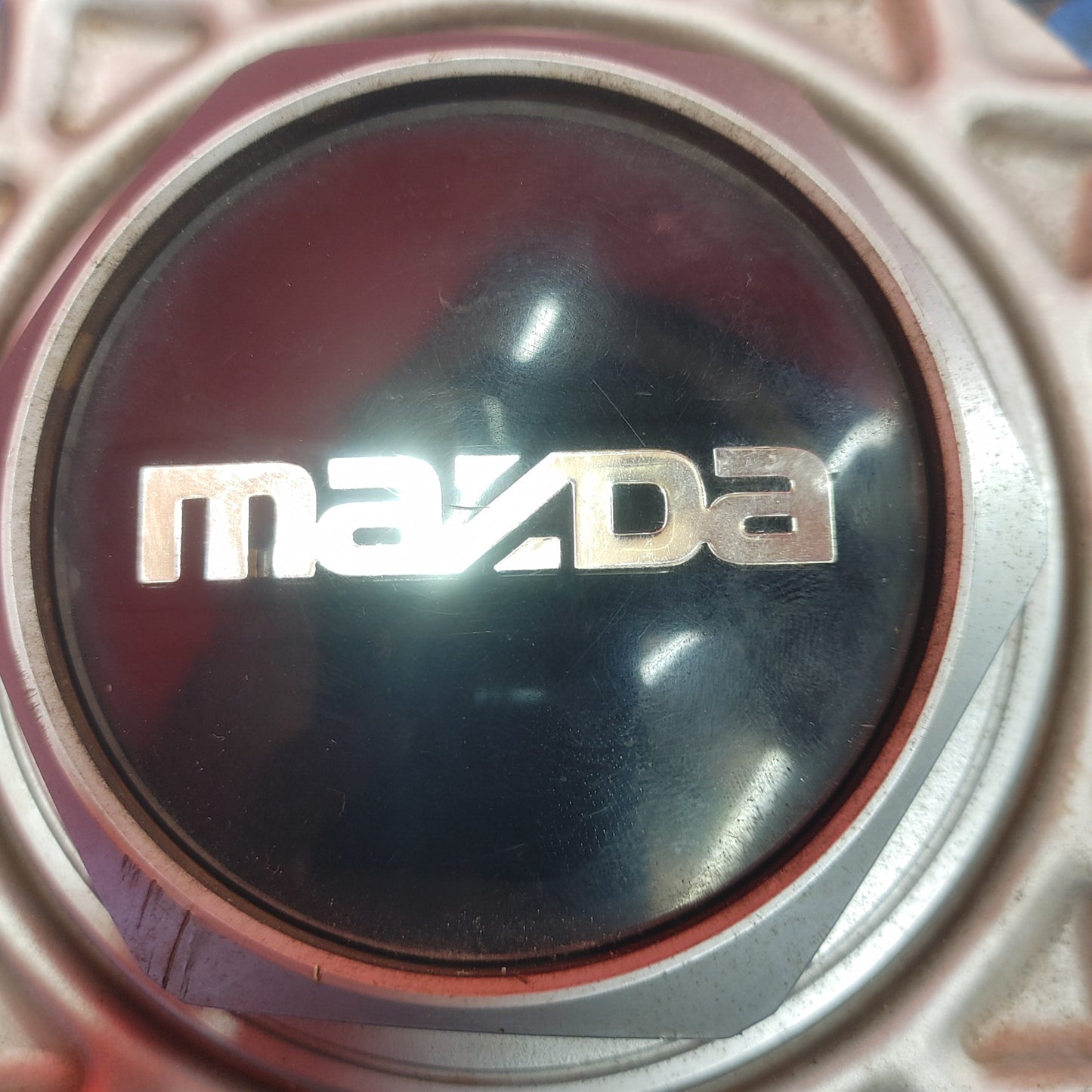 LHD, RHD Genuine BBS Center Cap Waffle (Mazda Center) RX7 FC FC3S 86 - 91 Mazda S12B1/16