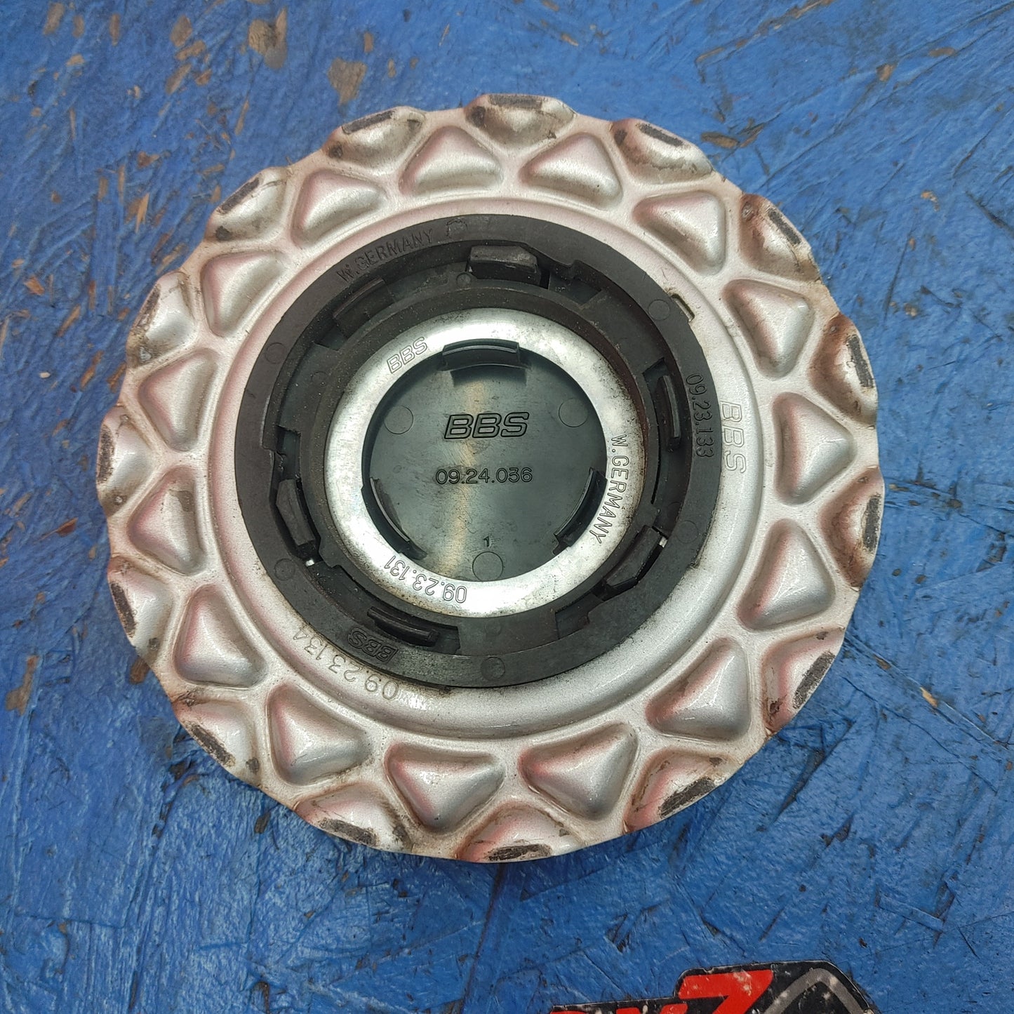 LHD, RHD Genuine BBS Center Cap Waffle (Mazda Center) RX7 FC FC3S 86 - 91 Mazda S12B1/16