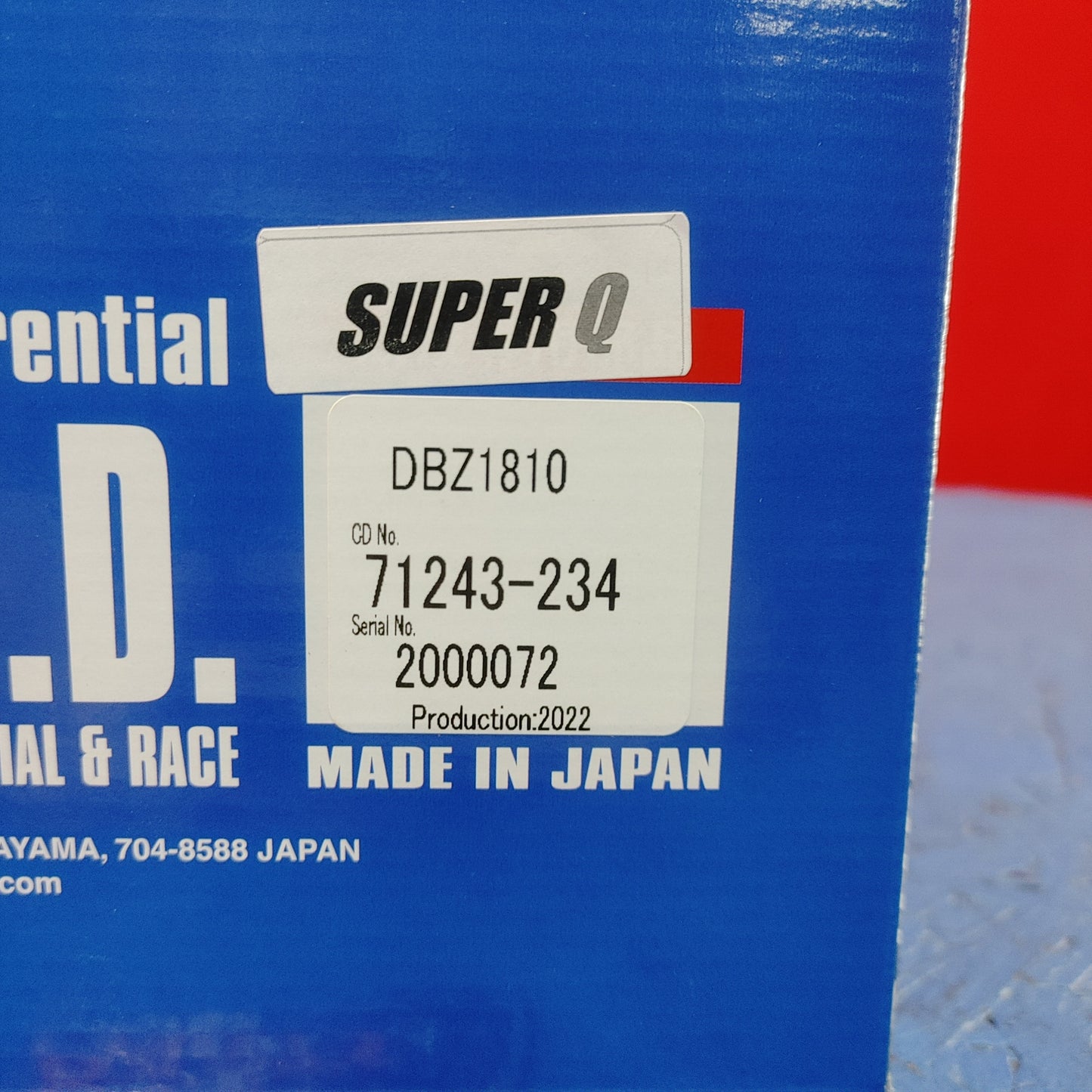 LHD, RHD Mazda Miata Mx5 1.8L Na Nb Super Q Spec 1.5 Way Lsd DBZ1810 RX7 FC FC3S 86 - 91 Mazda S12B12/6