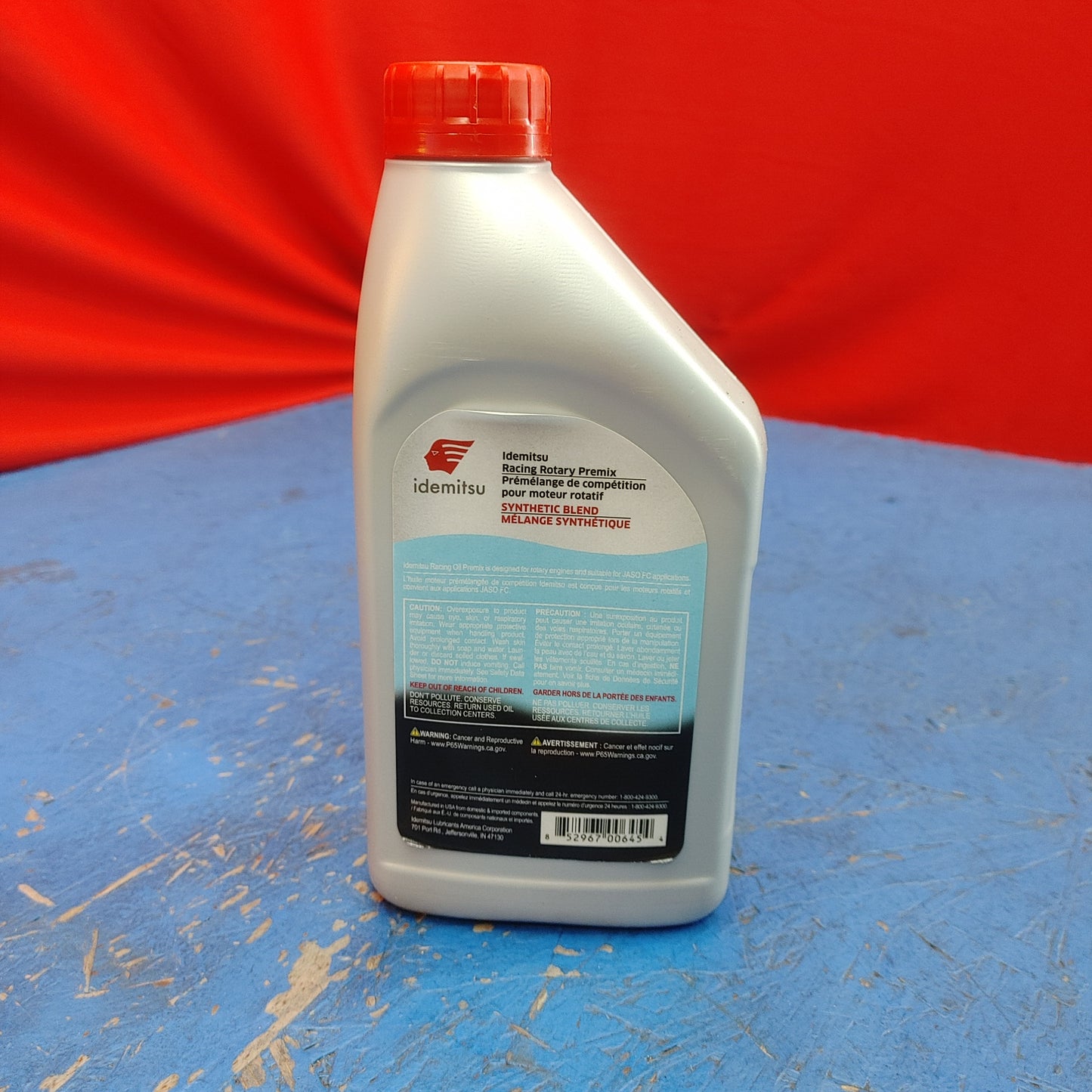LHD, RHD Idemitsu Synthetic Blend Rotary Racing Premix 1Quart Bottle S12B14/2