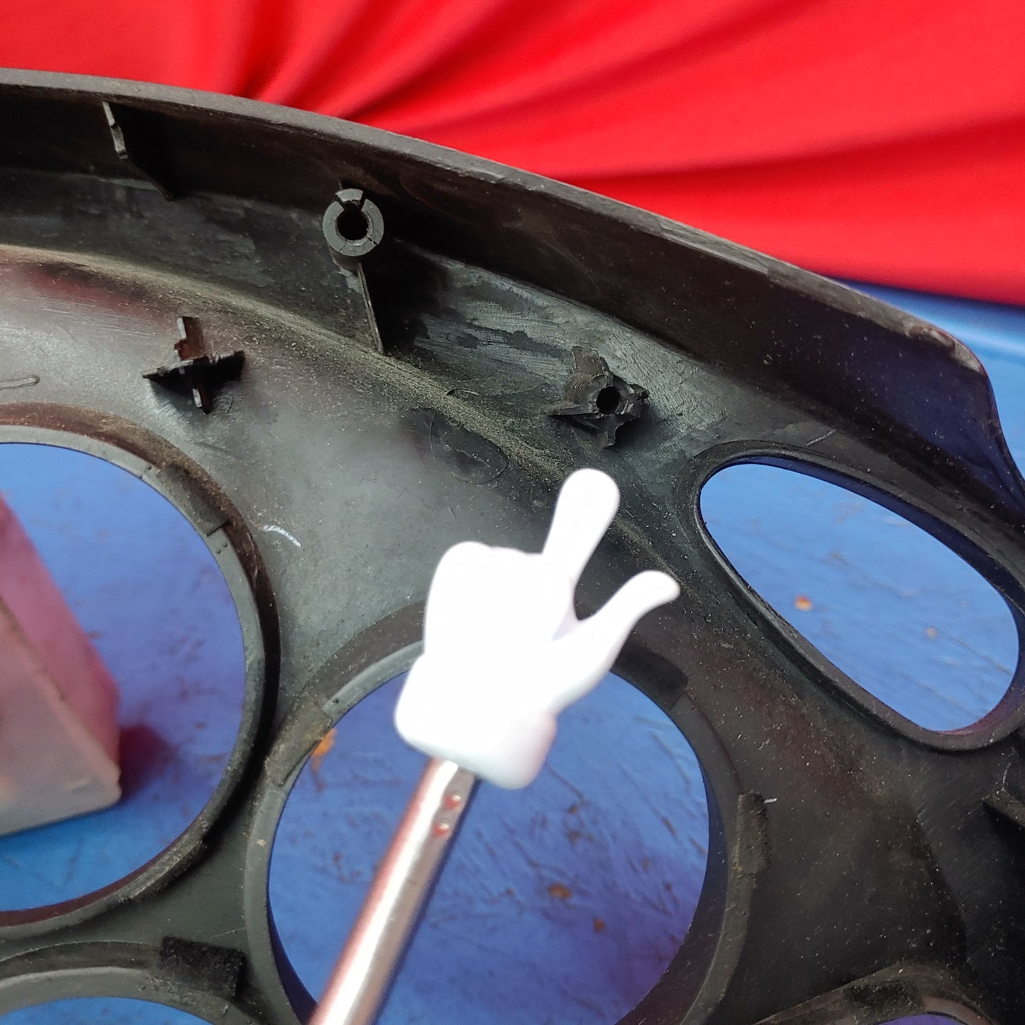Cluster Face Plastic Bezel Gauge Mount FD01 90421 RX7 FD FD3S 93 - 95 Mazda S12B15/12