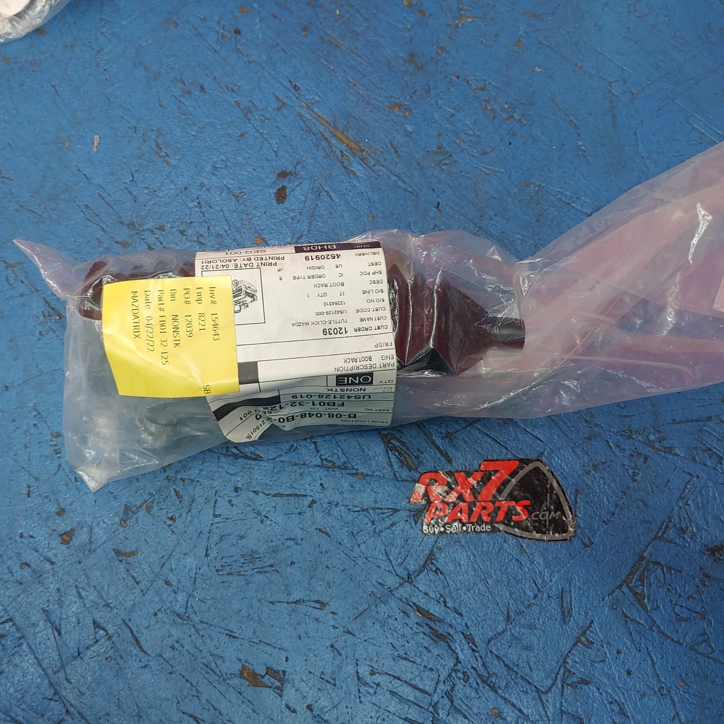 LHD, RHD Left Steering Rack Boot, 86-92 FB01-32-125 RX7 FD FD3S 93 - 02 Mazda S12B15/3