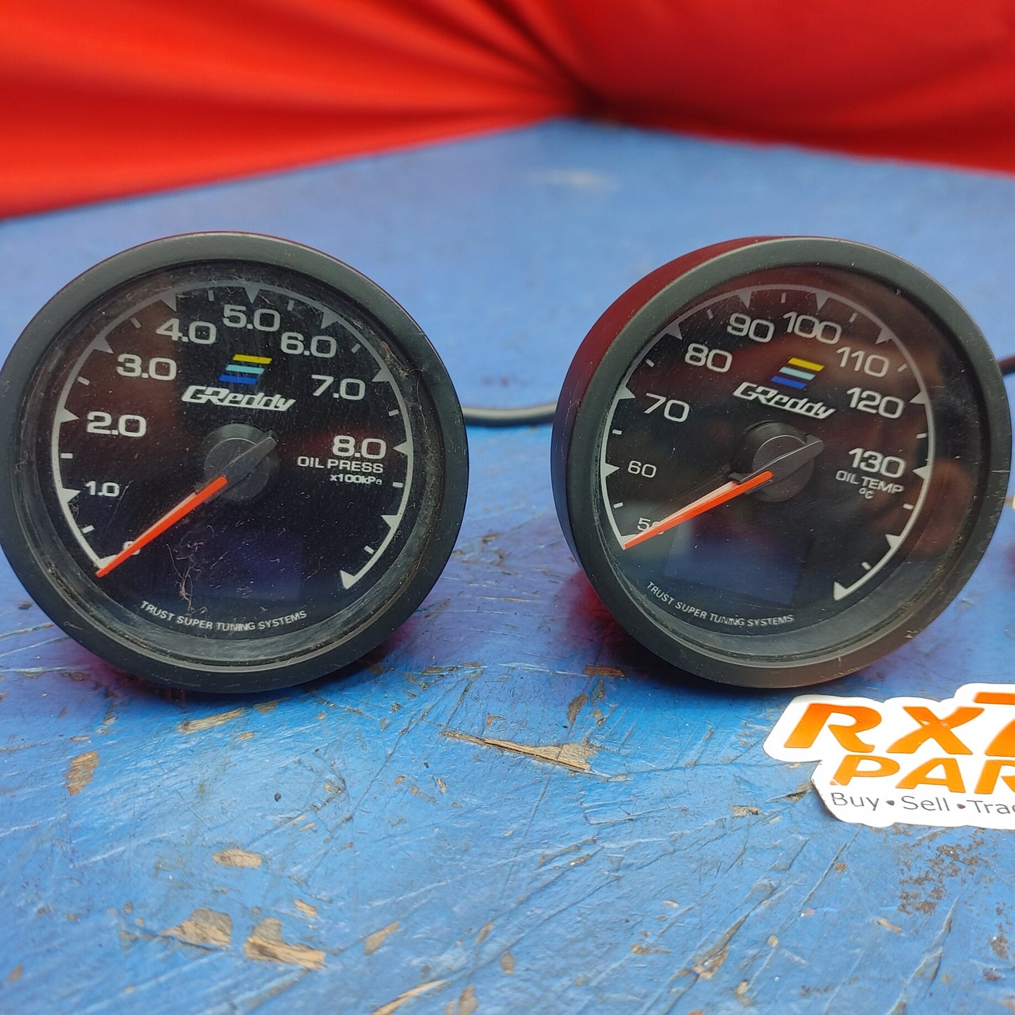LHD, RHD Greddy Multi D/A Gauge Set (Oil Pressure, Oil Temperature, Water Temperature, Volts) S12B17/13