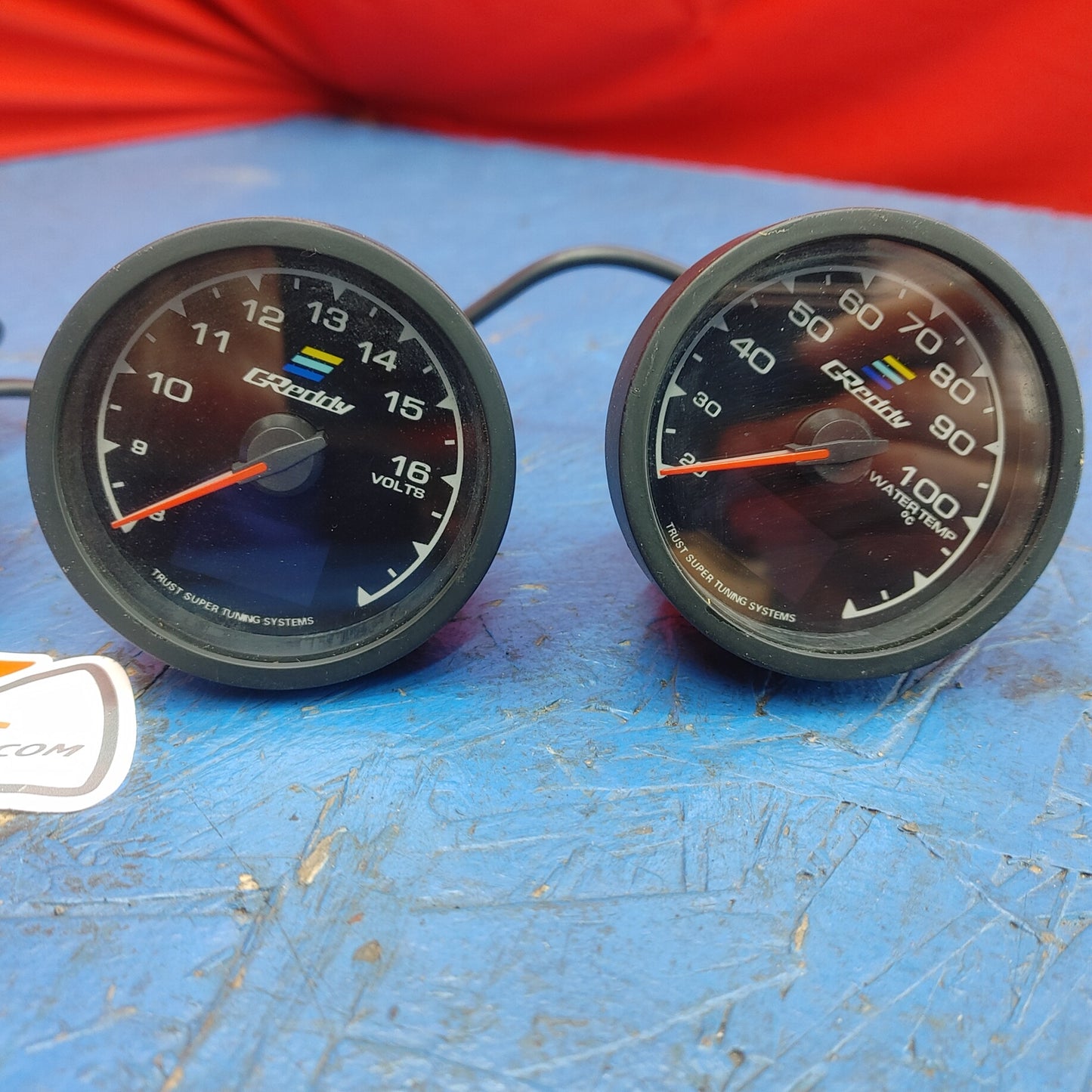 LHD, RHD Greddy Multi D/A Gauge Set (Oil Pressure, Oil Temperature, Water Temperature, Volts) S12B17/13