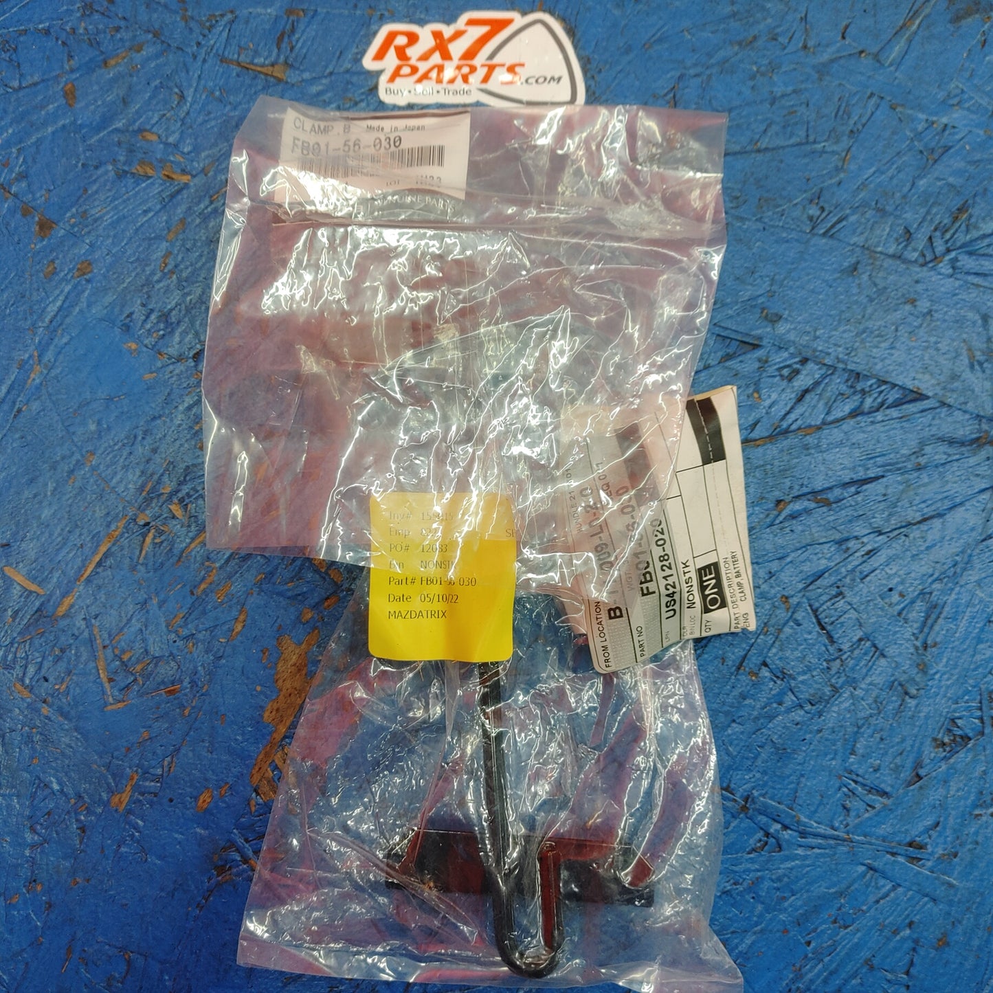 LHD, RHD Battery Hold Down Bracket FB01-56-030 RX7 FC FC3S 86 - 91 Mazda S12B18/13