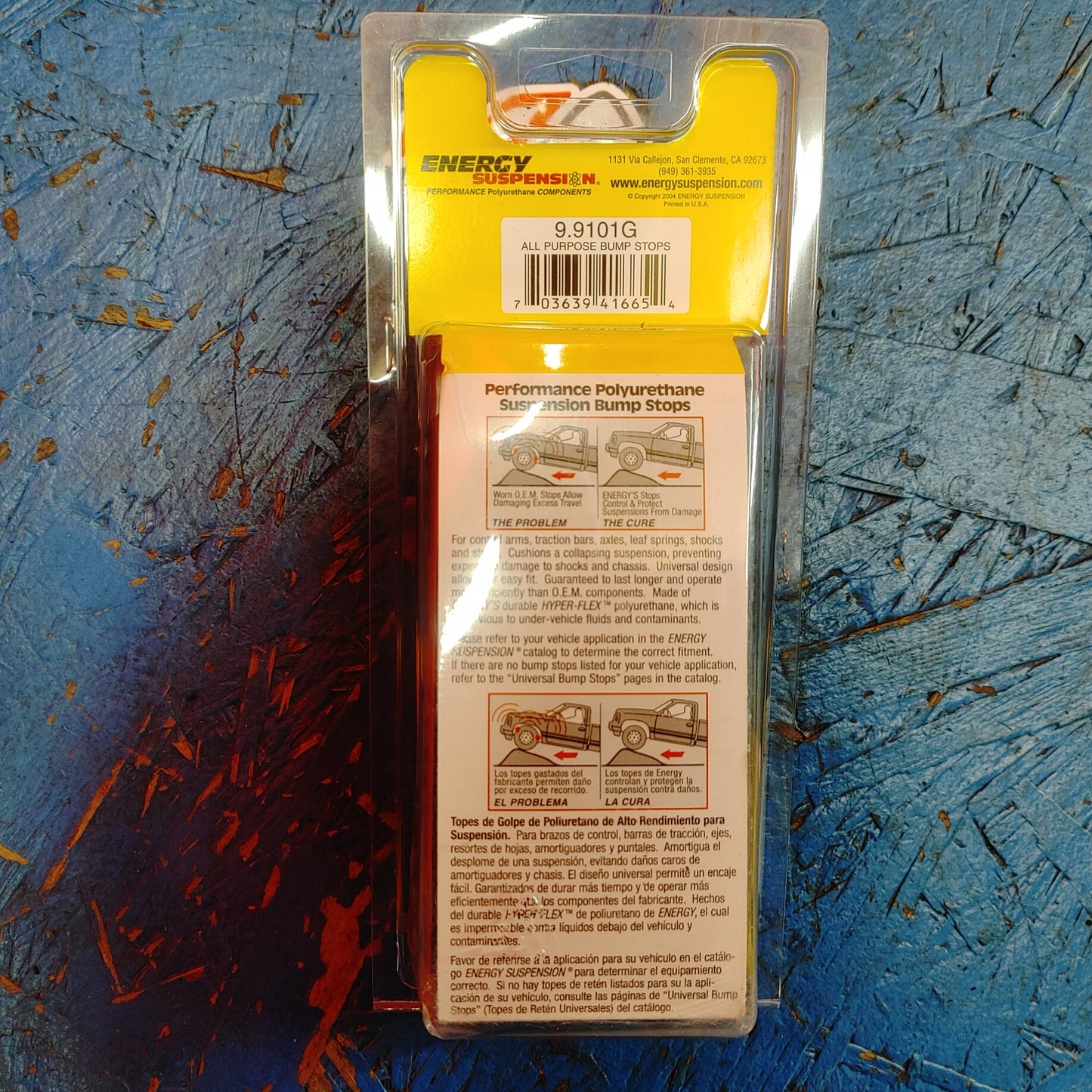 LHD, RHD Energy Suspension Universal Performance Polyurethane Suspension Bump Stops 9.9101G S12B18/6