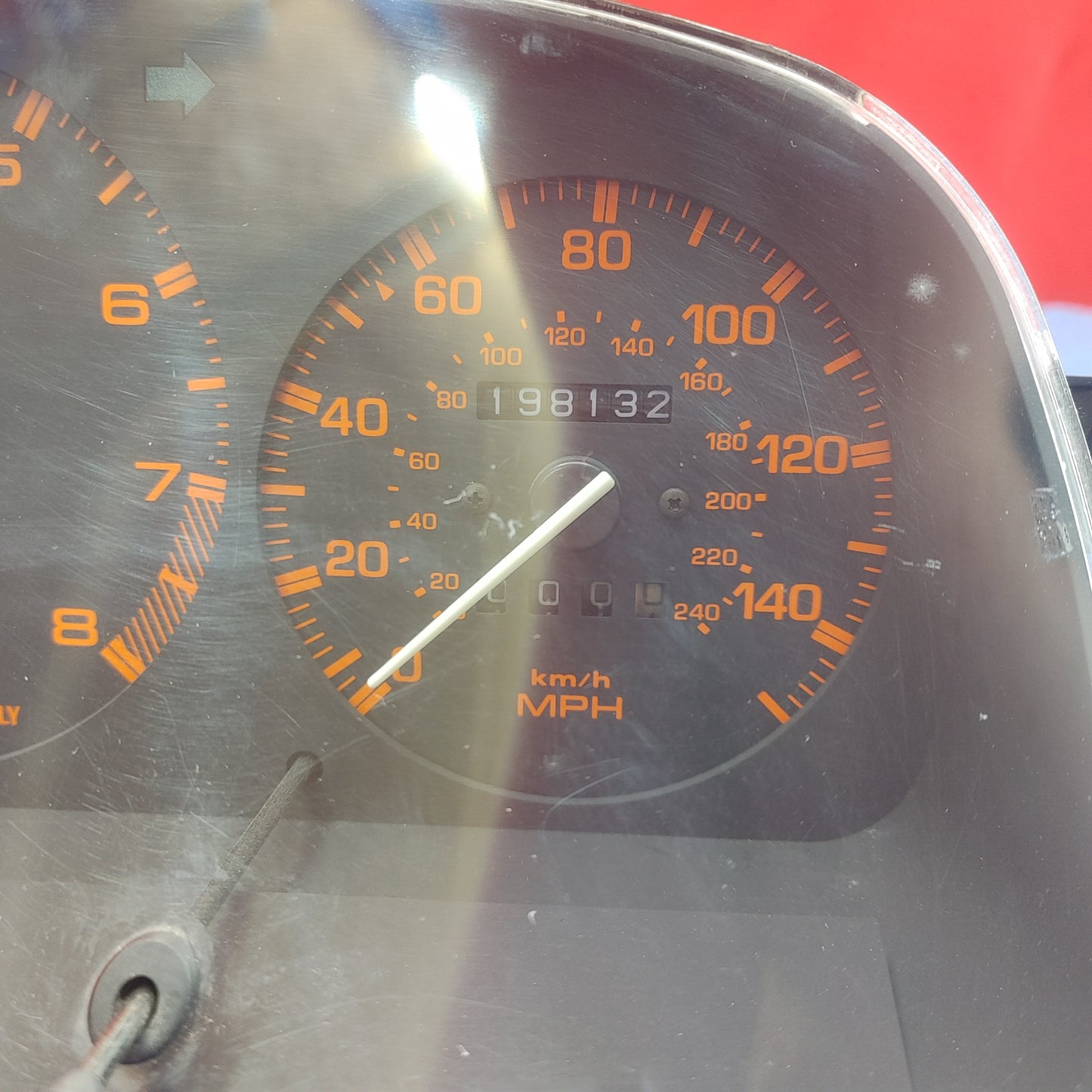 LHD, RHD 1986-88 Mazda Rx7 FC None Turbo Gauge Cluster M/T 198,132 Miles RX7 FC FC3S 86 - 91 Mazda S12B1/9