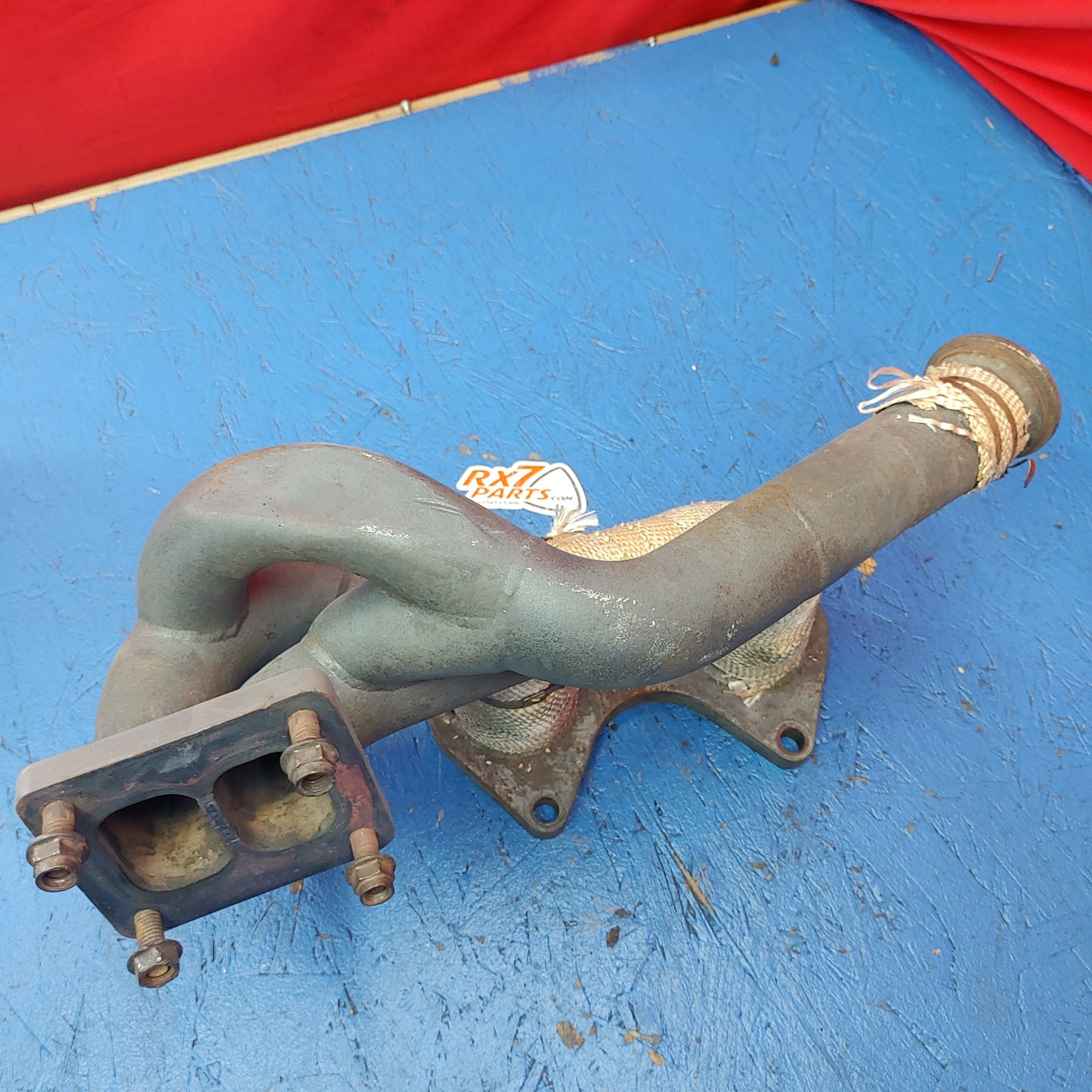 LHD, RHD Turbo Manifold For T4 T3 2.5 Inch V-Ban RX7 FD FD3S 93 - 02 Mazda S12B2/6