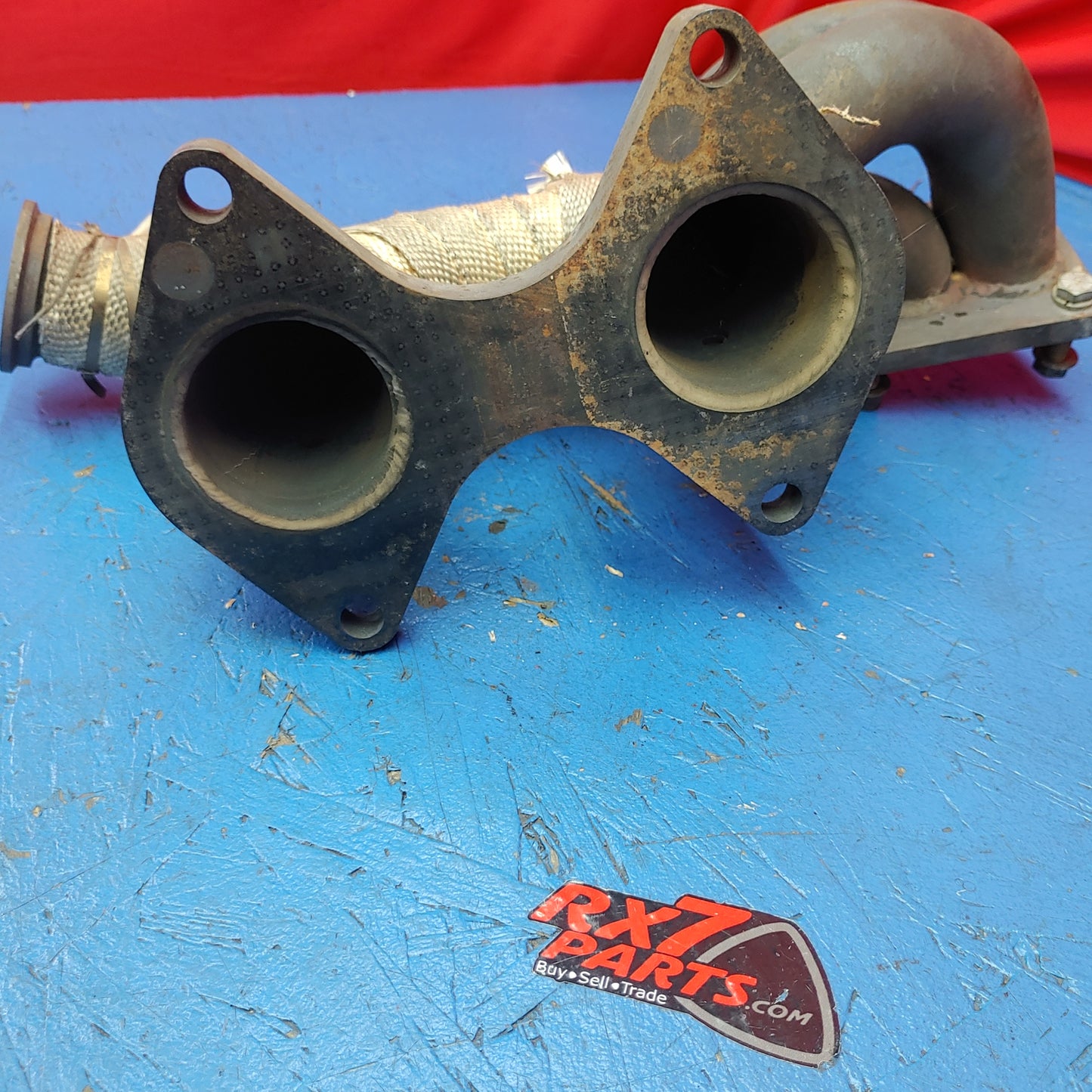 LHD, RHD Turbo Manifold For T4 T3 2.5 Inch V-Ban RX7 FD FD3S 93 - 02 Mazda S12B2/6