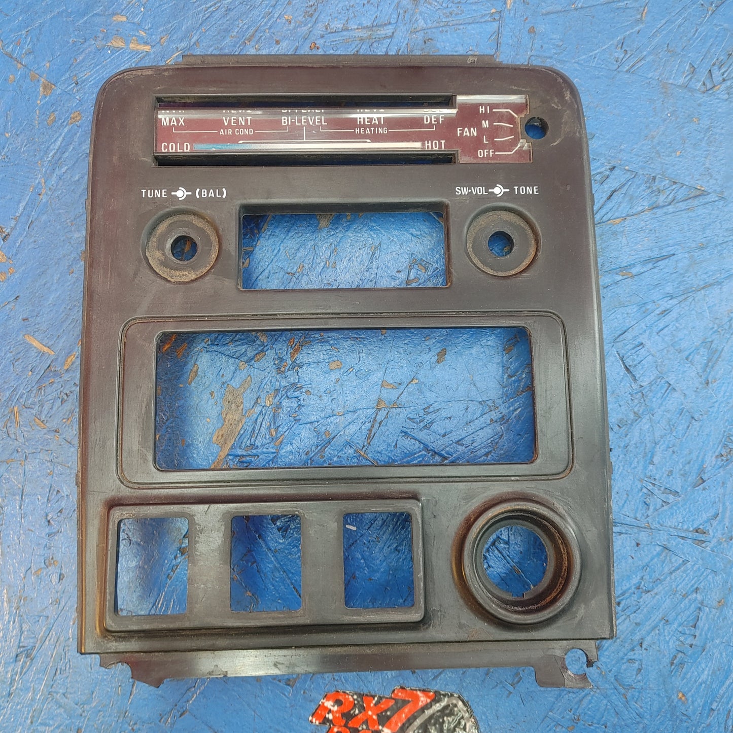 LHD, RHD Radio Surround Bezel Panel Oem Uncut RX7 SA SA22C FB FB3S 79 - 85 Mazda S12B6/2