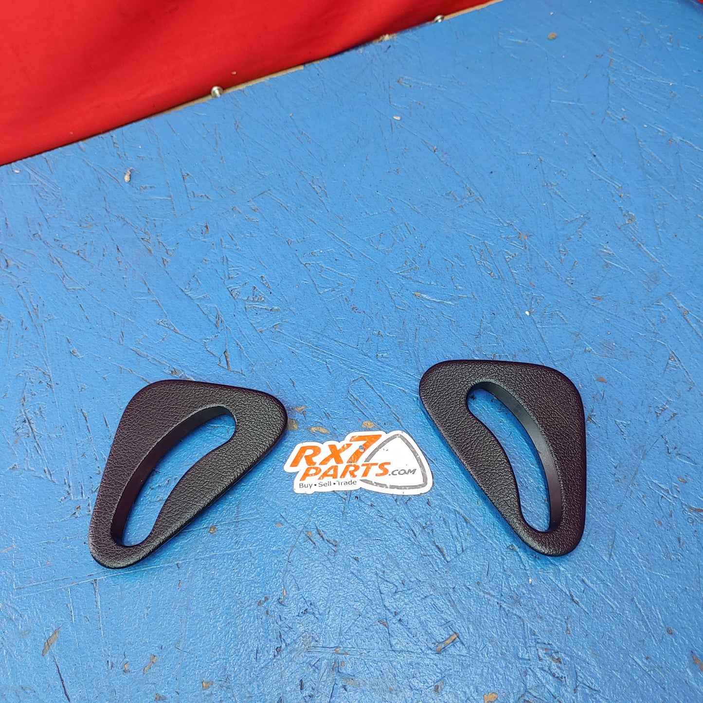 LHD, RHD Seatbelt Triangle Trim Black Pair RX7 FD FD3S 93 - 02 Mazda S12B7/1