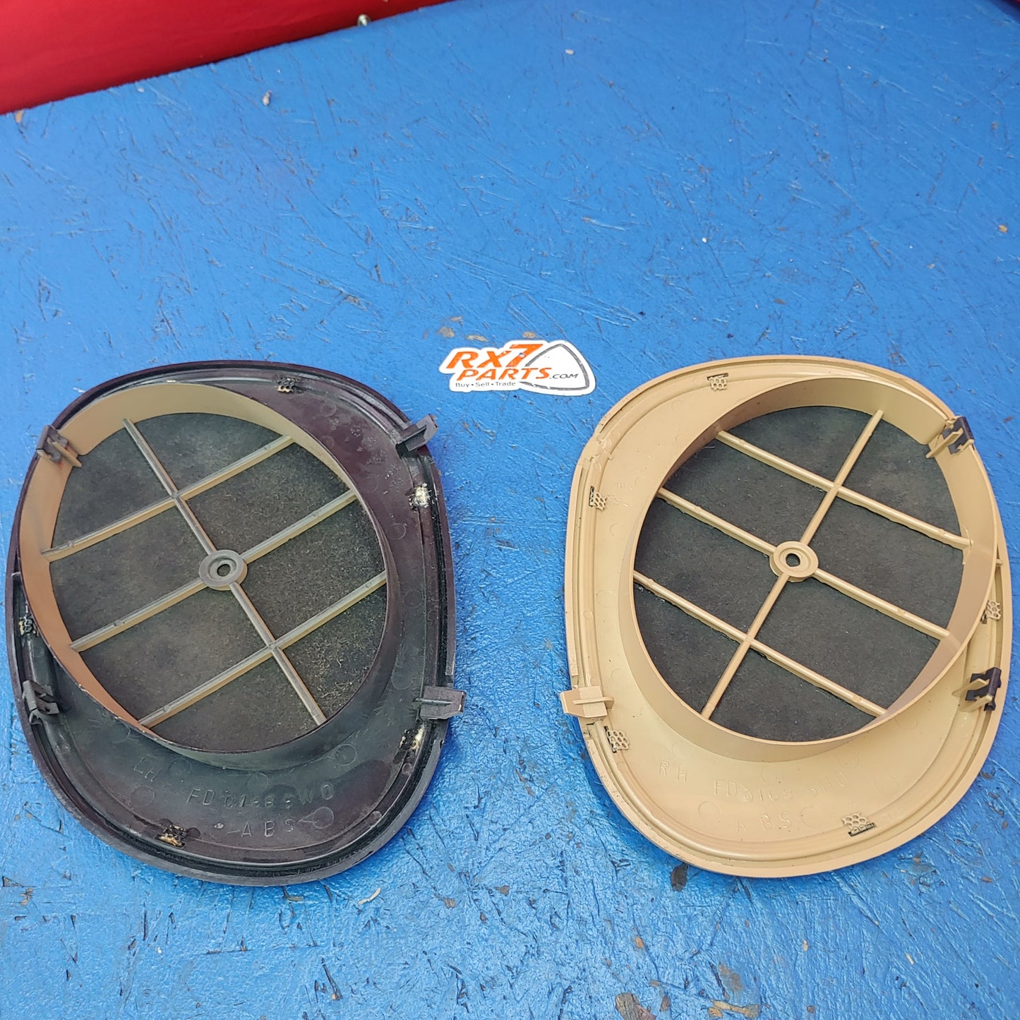 LHD, RHD Right Left Rear Plastic Speaker Grill Covers Pair FD01685HO RX7 FD FD3S 93 - 02 Mazda S12B7/4