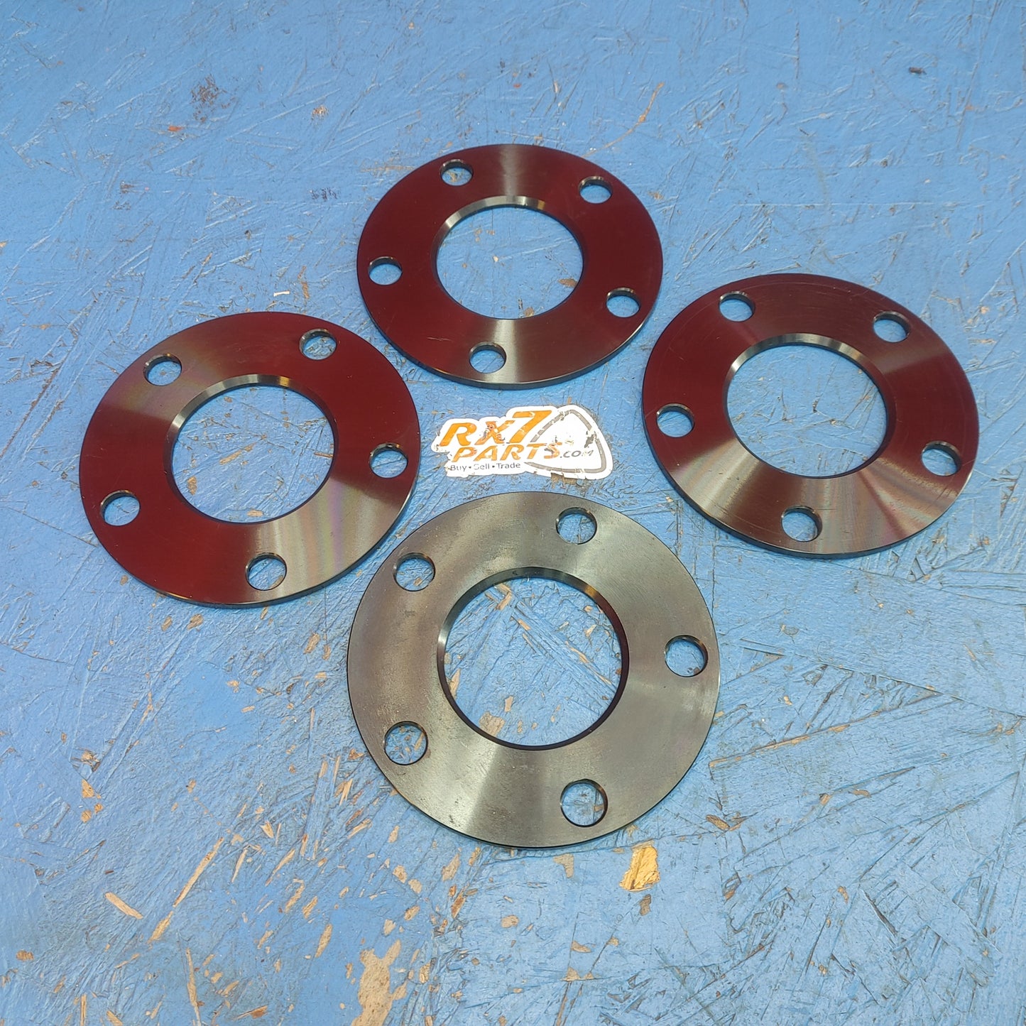 LHD, RHD Titan 5 Mm Wheel Spacers For Mazda Rx7, Rx8, Miata, 5X114.3/ 67.1 Hub Centric S12B9/11
