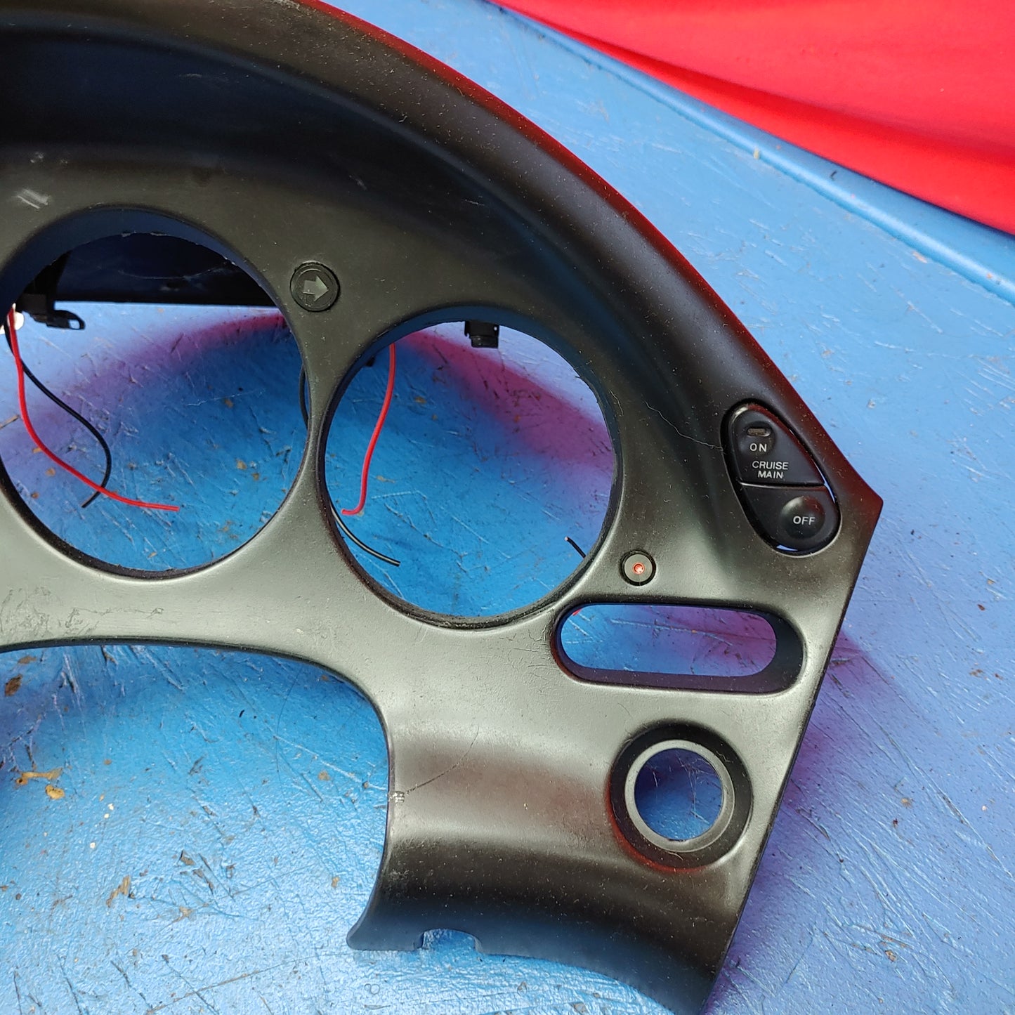 LHD Gauge Cluster Face with Hood (SEE PHOTOS) FD01-90-421 RX7 FD FD3S 93 - 95 Mazda S4B0/195