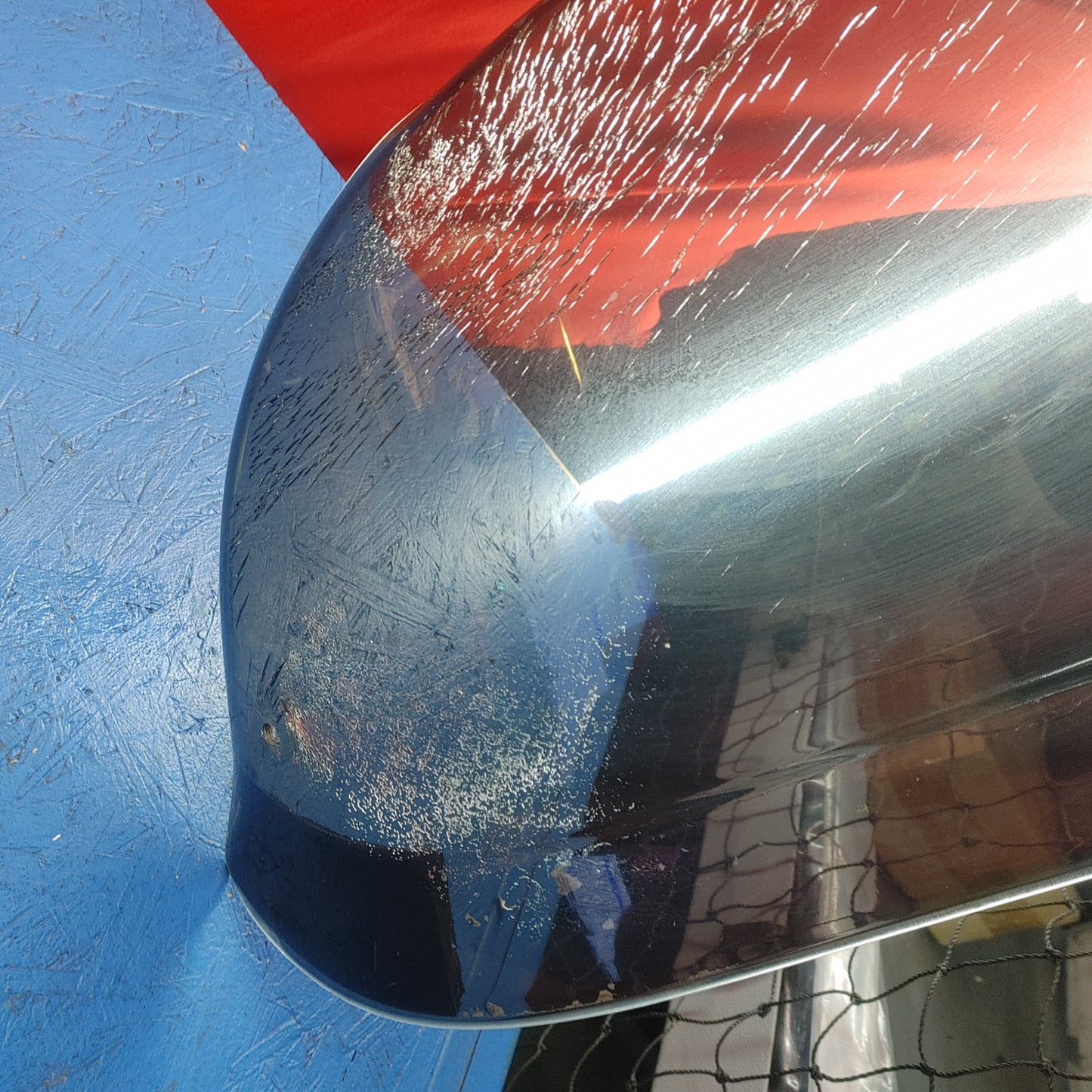 LHD, RHD Mazdaspeed Rear Hatch Roof Shade Wing Cover See Photos For Damage No Brackets RX7 FD FD3S 93 - 02 Mazda S4B0/249