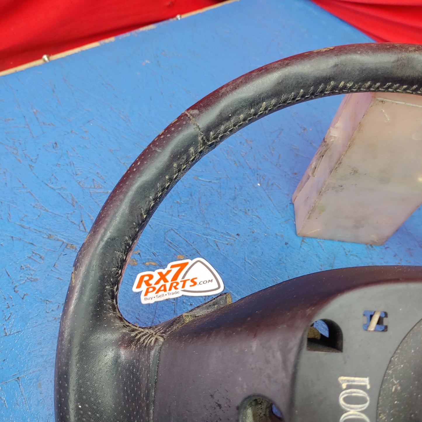 LHD, RHD Oem Steering Wheel Rough Shape With Cruise Control Button RX7 FD FD3S 93 - 02 Mazda S4B0/252