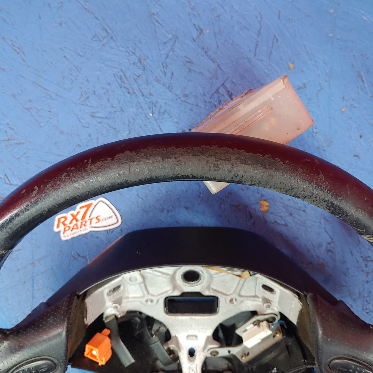 LHD, RHD Oem Steering Wheel Rough Shape With Cruise Control Button RX7 FD FD3S 93 - 02 Mazda S4B0/252