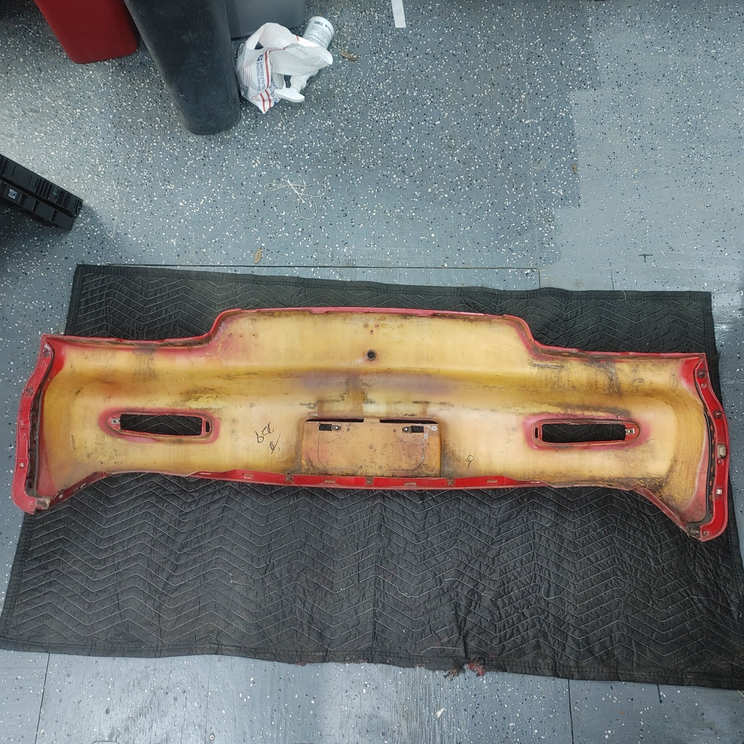 LHD, RHD Red Rear Bumper Fd RX7 FD FD3S 93 - 02 Mazda S4B0/258