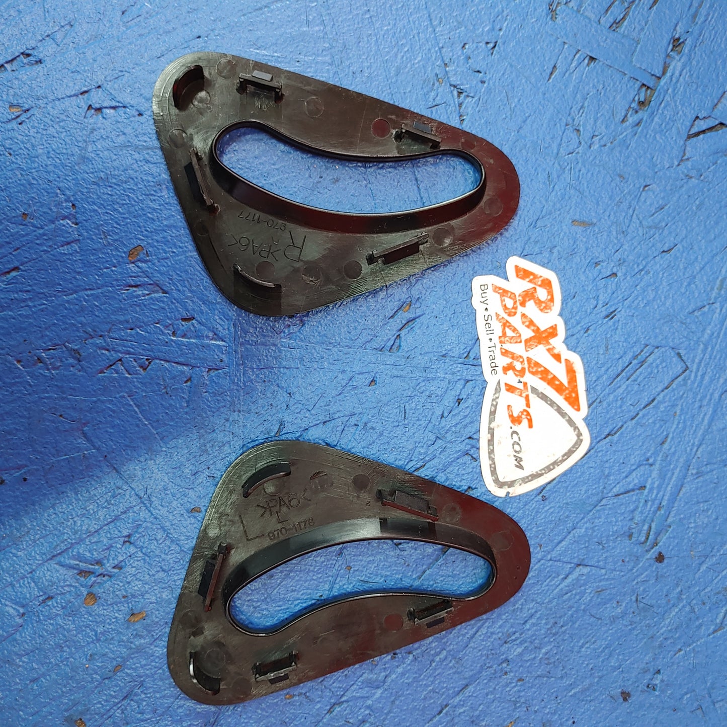 LHD, RHD Seatbelt Trim Plastic Cover Triangle Pair (Black) RX7 FD FD3S 93 - 02 Mazda S5B28/18