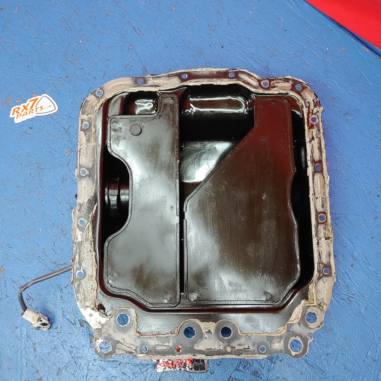 DENTED USED Oem Oil Pan W Sensor RX7 FD FD3S 93 - 02 Mazda S7B41/1