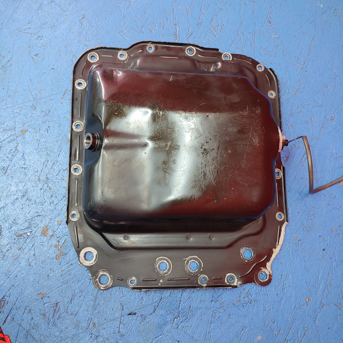 DENTED USED Oem Oil Pan W Sensor RX7 FD FD3S 93 - 02 Mazda S7B41/1