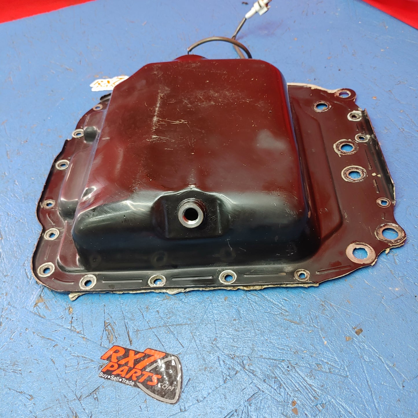DENTED USED Oem Oil Pan W Sensor RX7 FD FD3S 93 - 02 Mazda S7B41/1