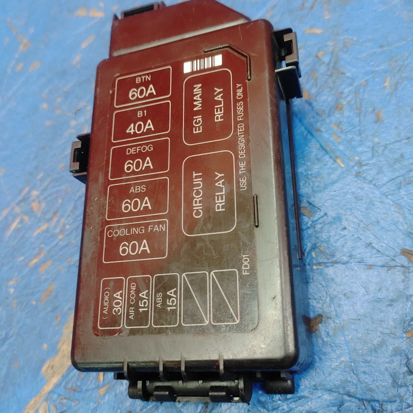 LHD, RHD Fuse Box Cover Engine Bay with Bottom RX7 FD FD3S 93 - 02 Mazda S8B29/6