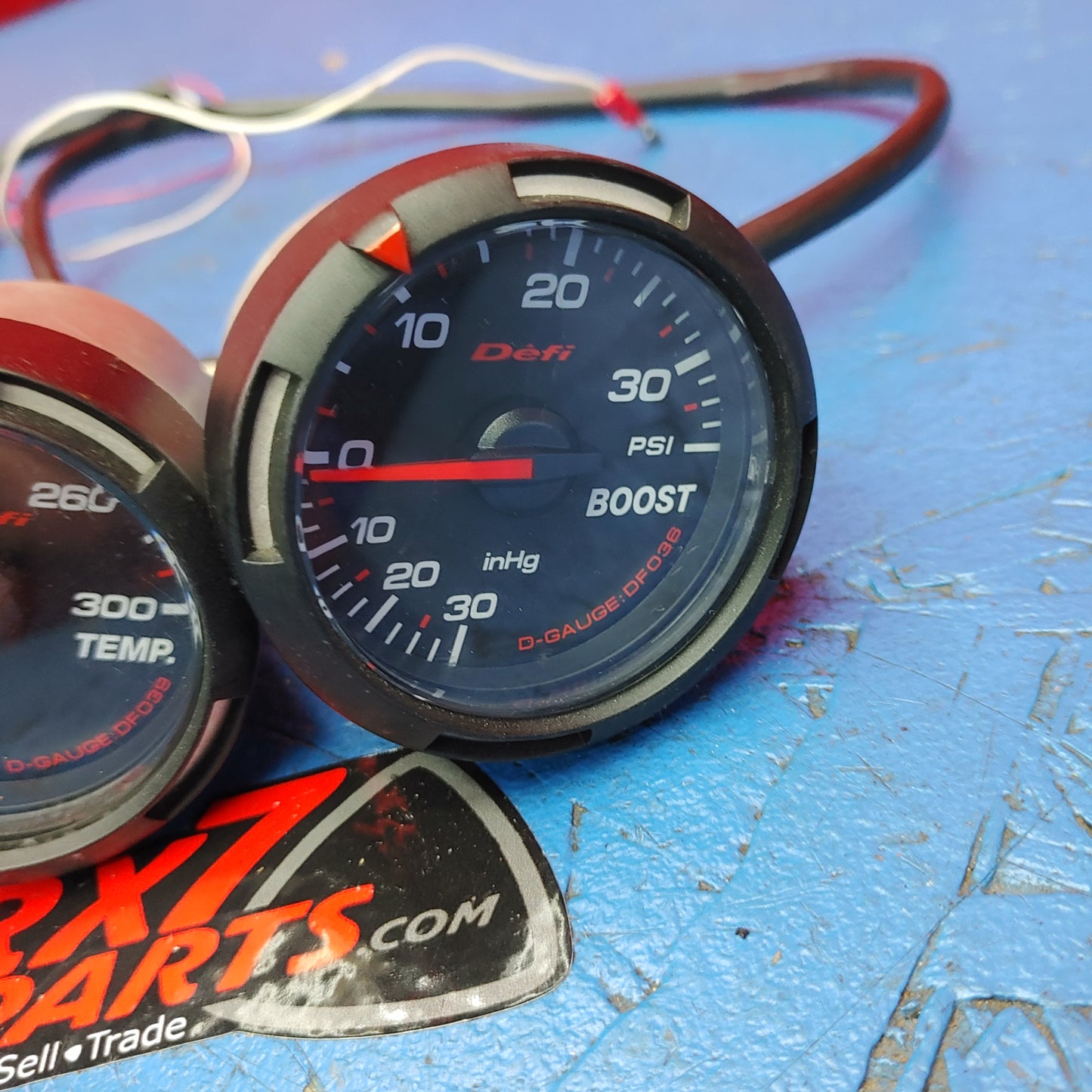 Defi Boost and Temperature Gauge - Pair (READ DESCRIPTION) S8B31/8