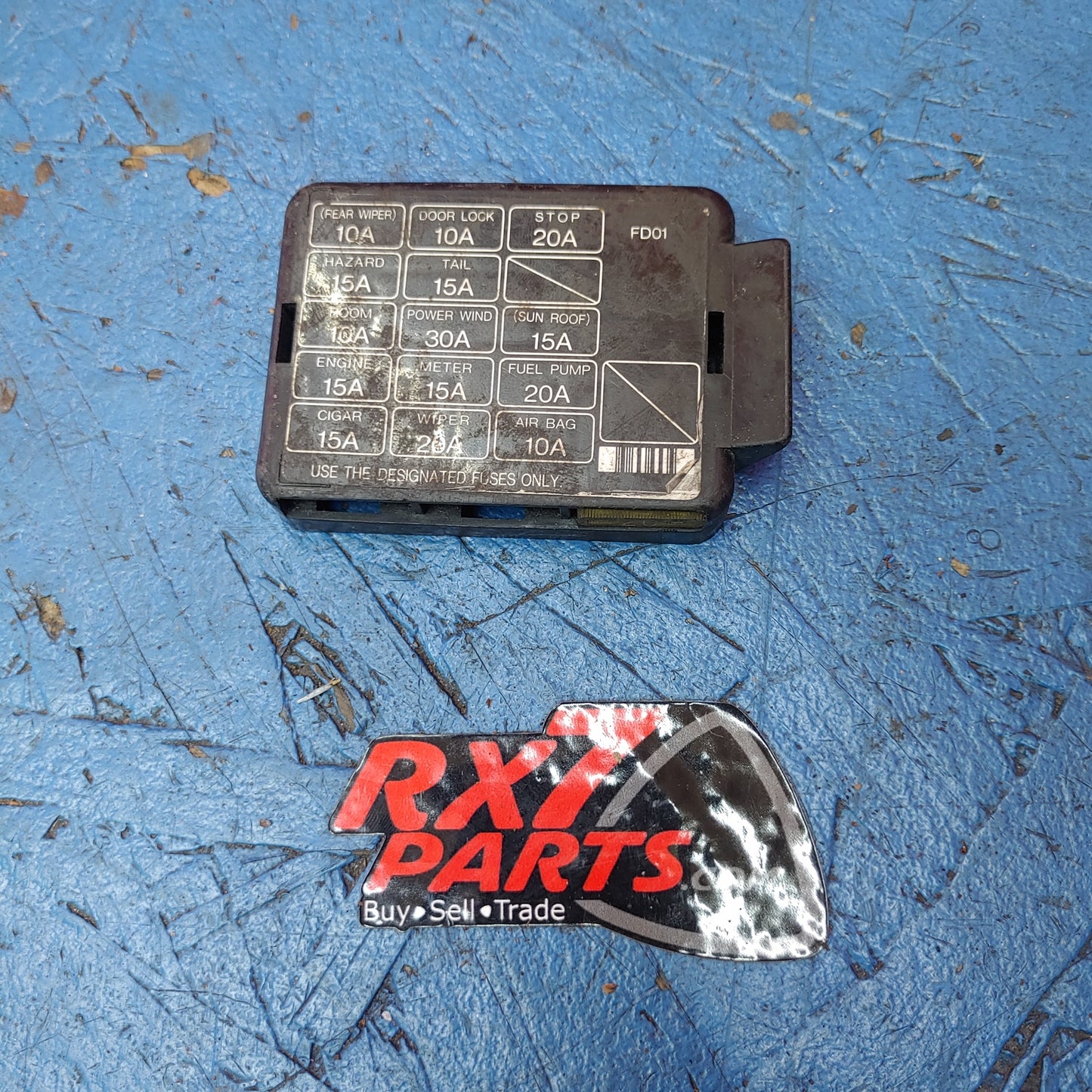 Interior Fuse Box Cover RX7 FD FD3S 93 - 02 Mazda S8B38/13
