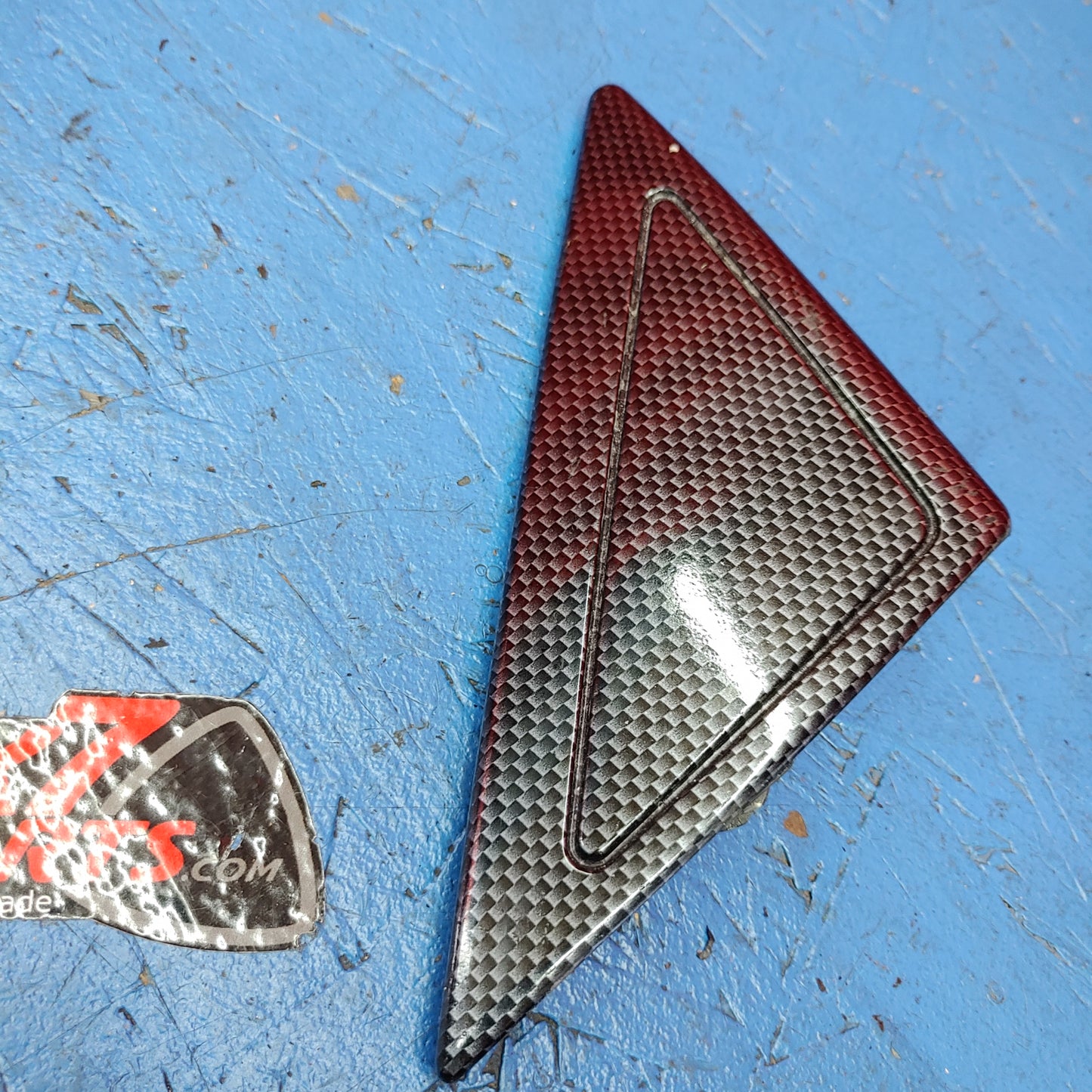 LHD, RHD Outer Door Triangle Trim - Pair (Mazdaspeed Carbon FiBer) FD01-50-8R1 FD01-50-8S1 RX7 FD FD3S 93 - 02 Mazda S9B30/7