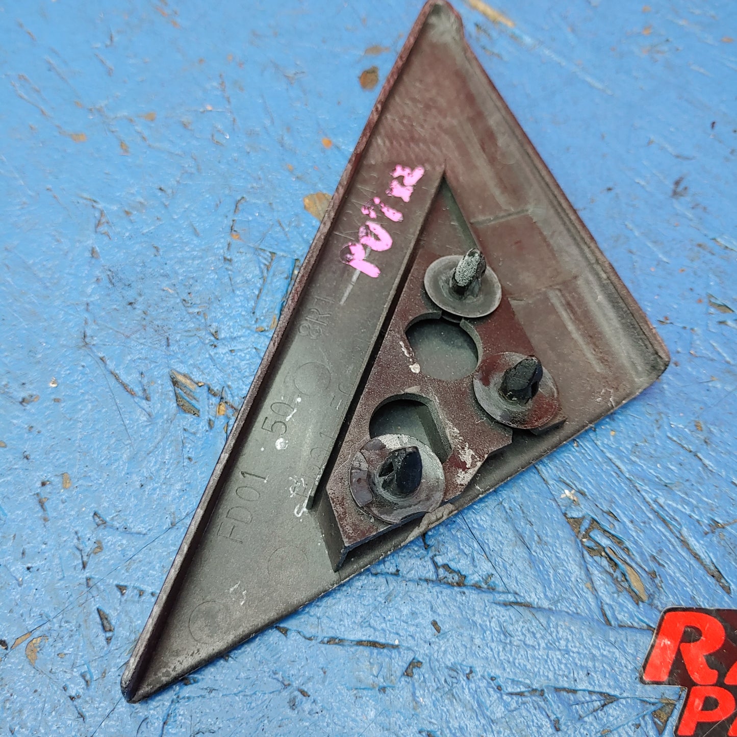 LHD, RHD Outer Door Triangle Trim - Pair (Mazdaspeed Carbon FiBer) FD01-50-8R1 FD01-50-8S1 RX7 FD FD3S 93 - 02 Mazda S9B30/7