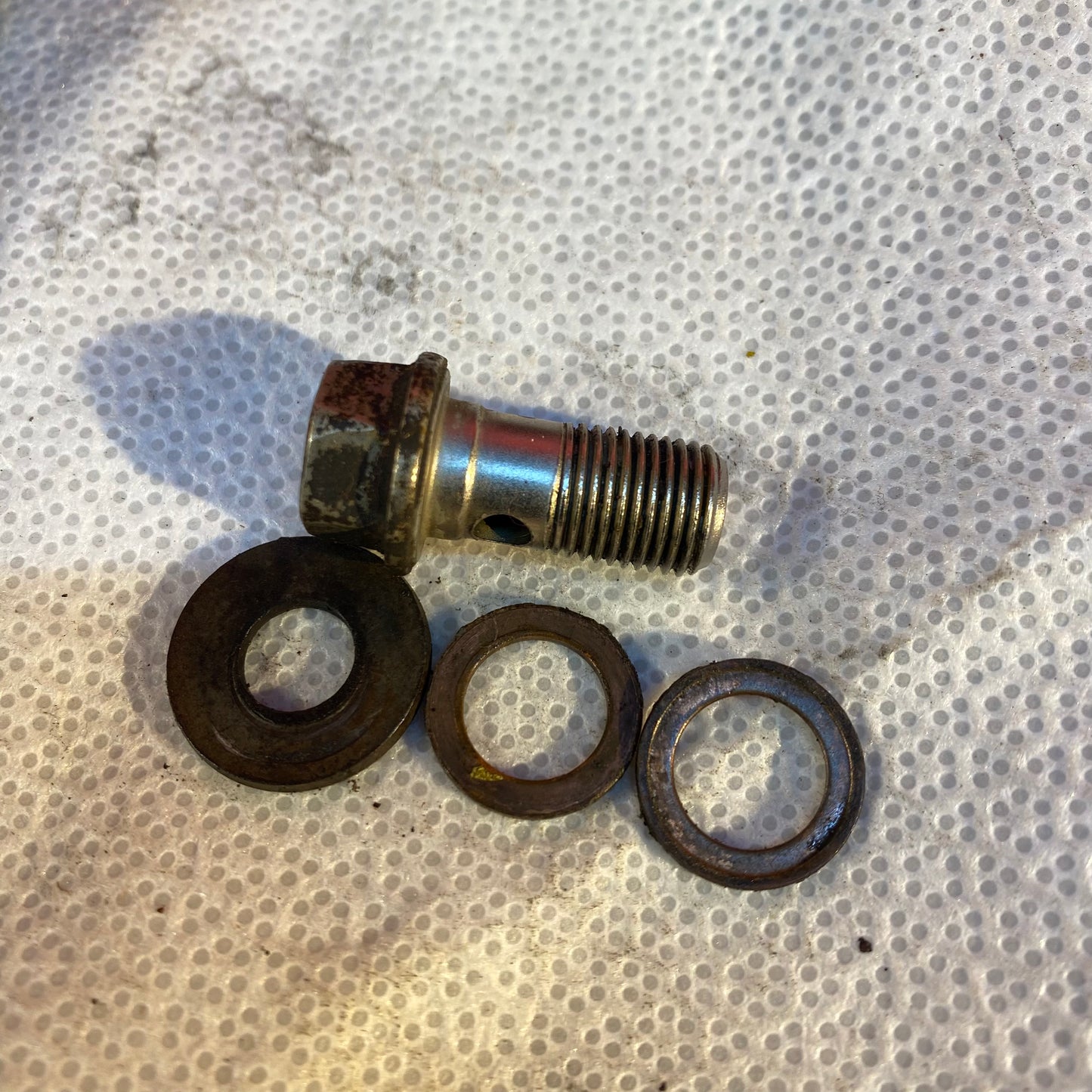 LHD, RHD Rear Disc Brake Caliper Guide Pin Bolts with Bellows and Banjo Bolt Mazda Rx7 FD3S FD S5B11/15