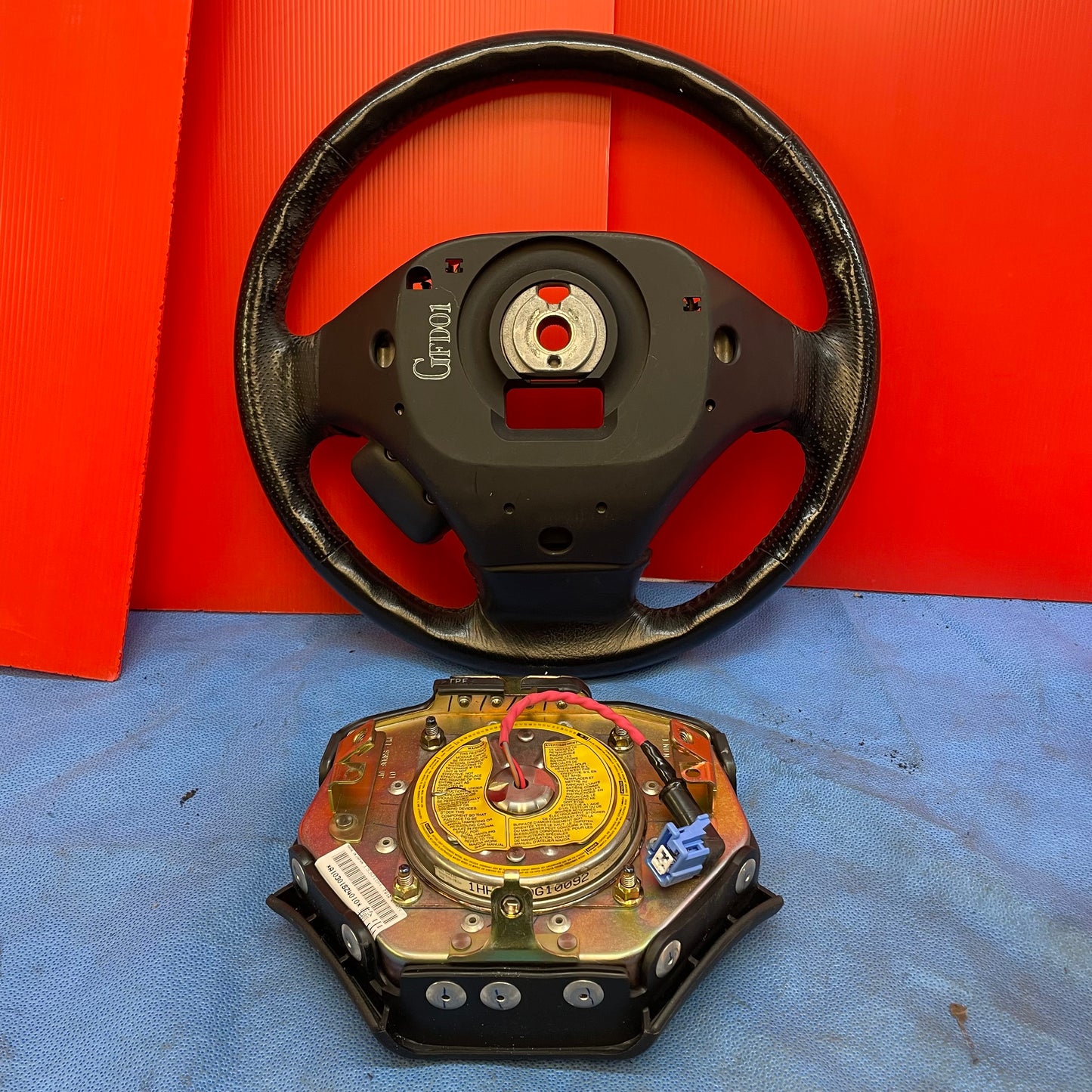 LHD, RHD OEM Steering Wheel with Cruise Control switch Mazda Rx7 FD3S FD S5B3CCW