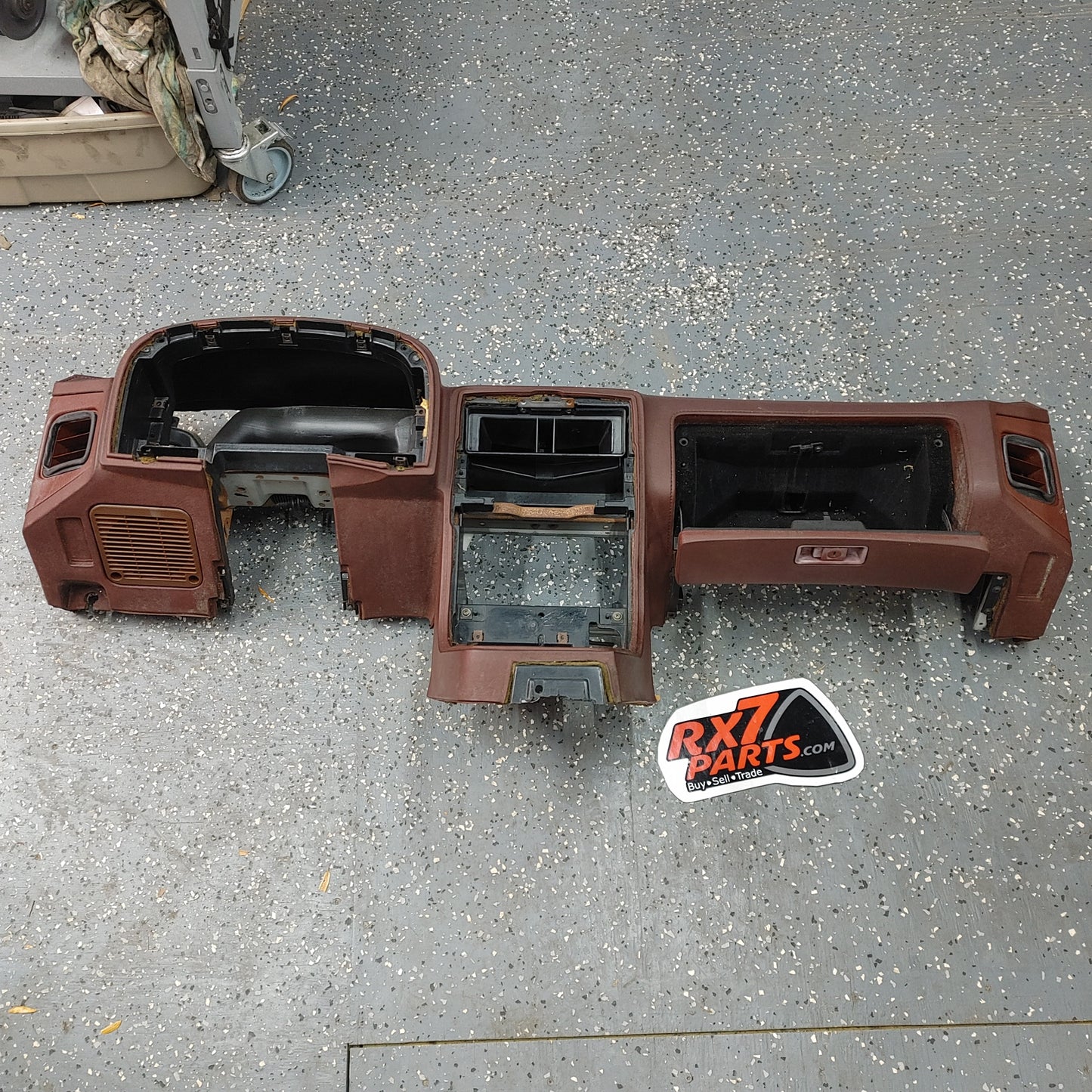 LHD RX7 FC Maroon Dashboard  FC Mazda Rx7 FC3S FC DB/4