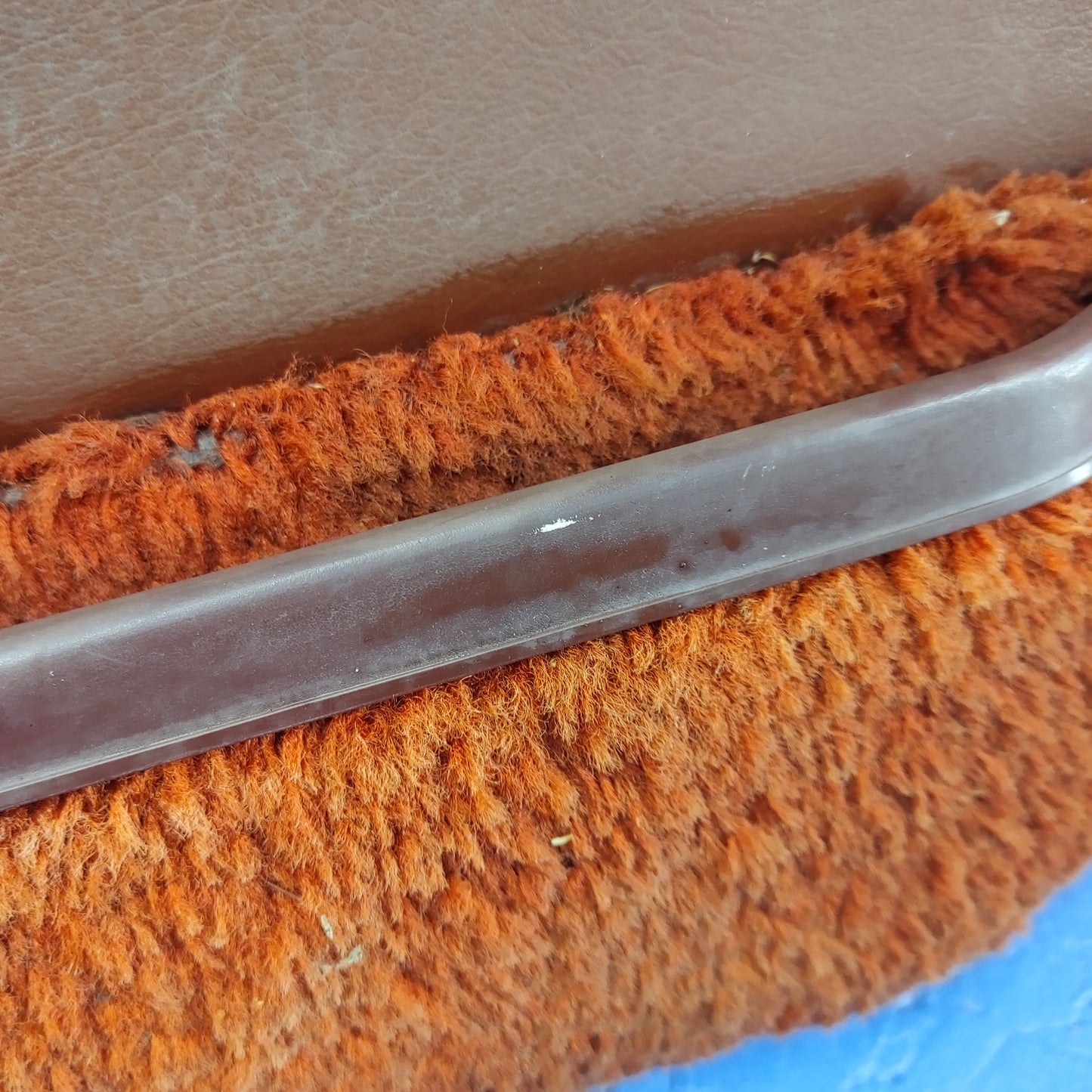 Brown Left Leather Power Window Door Card with Pocket Mazda Rx7 FB3S FB PDC26