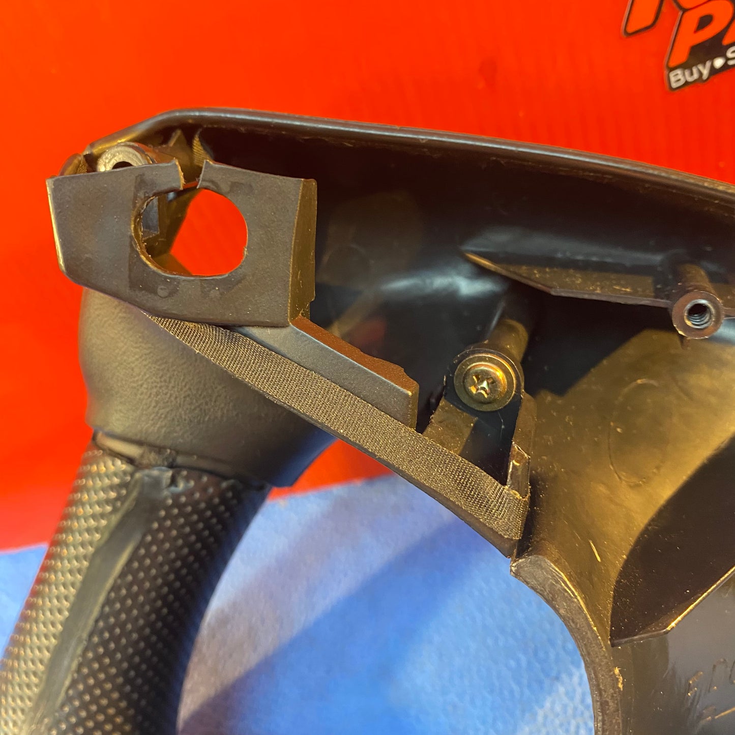 LHD Door Plastic Textured Handle One Broken Clip FD01:69:44X Mazda Rx7 FD3S FD S5B8DHP