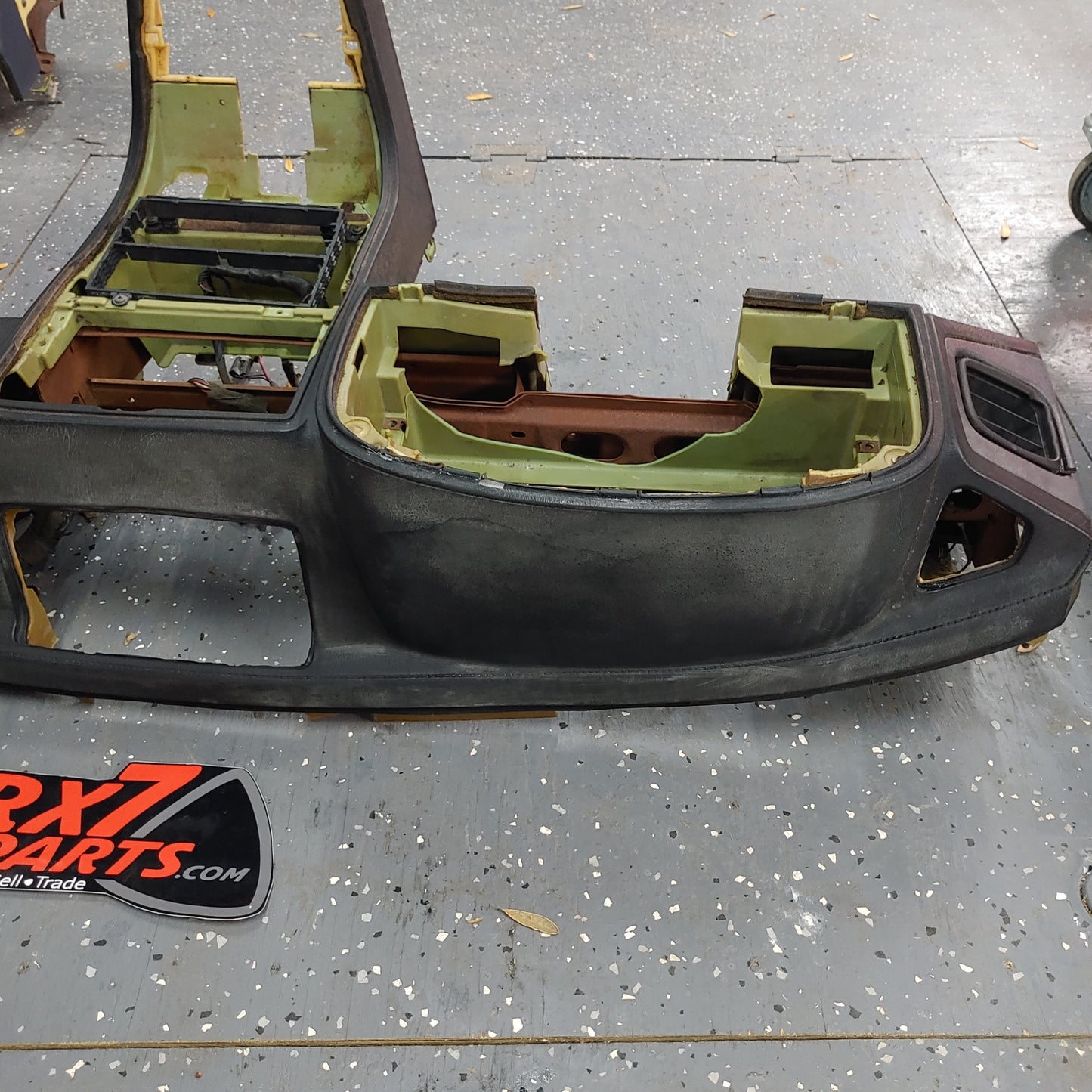 FC Black Dashboard  FC Mazda Rx7 FC3S FC PDB/3
