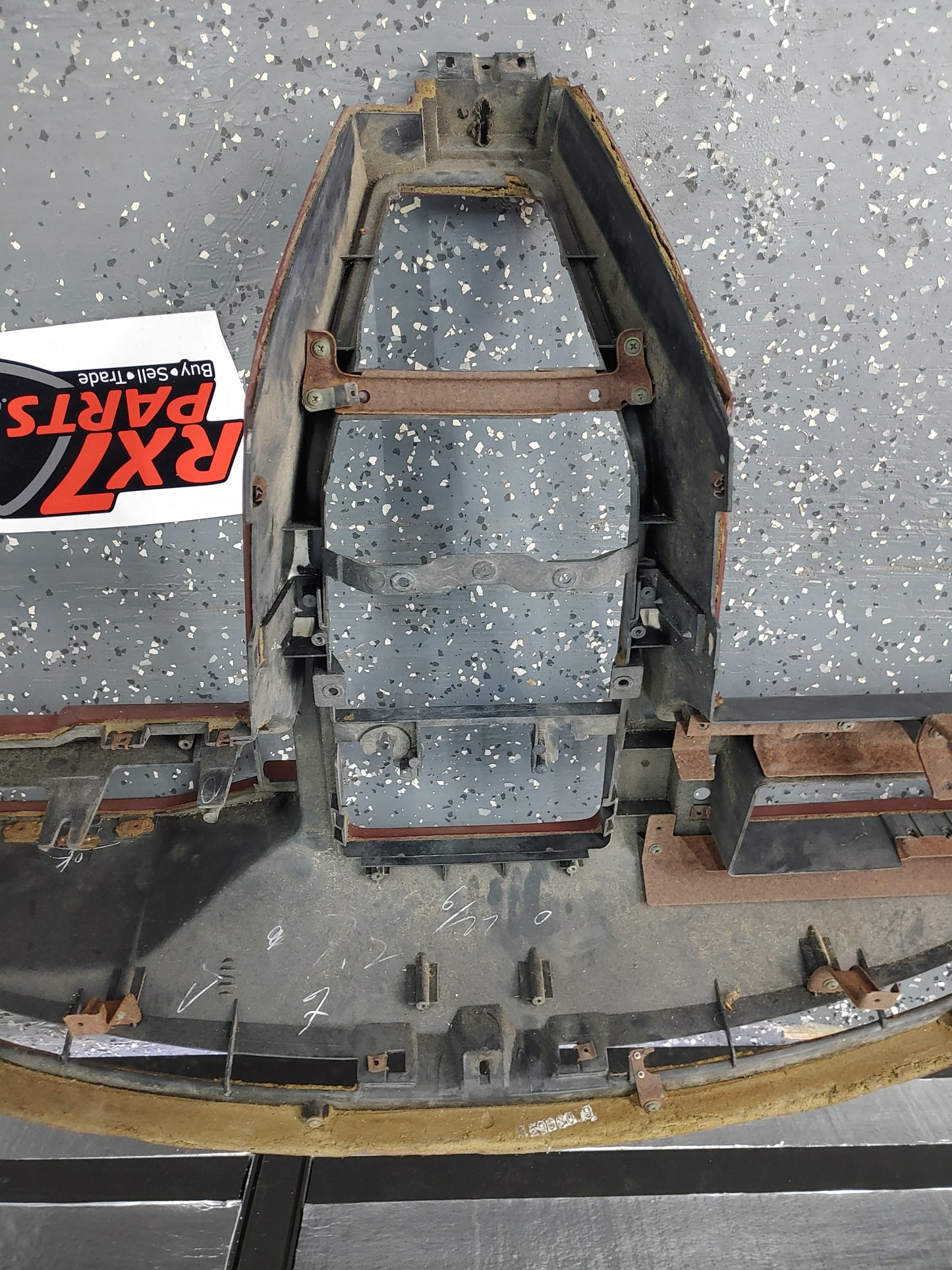 LHD FB Dashboard(Burgundy) FB Mazda Rx7 FB3S FB PDB1